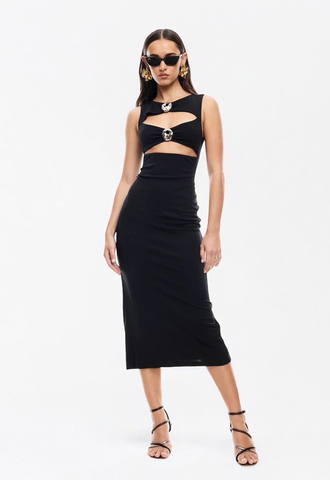 woman of the hour midi dress AFTER HOURS MIDI DRESS ONYX