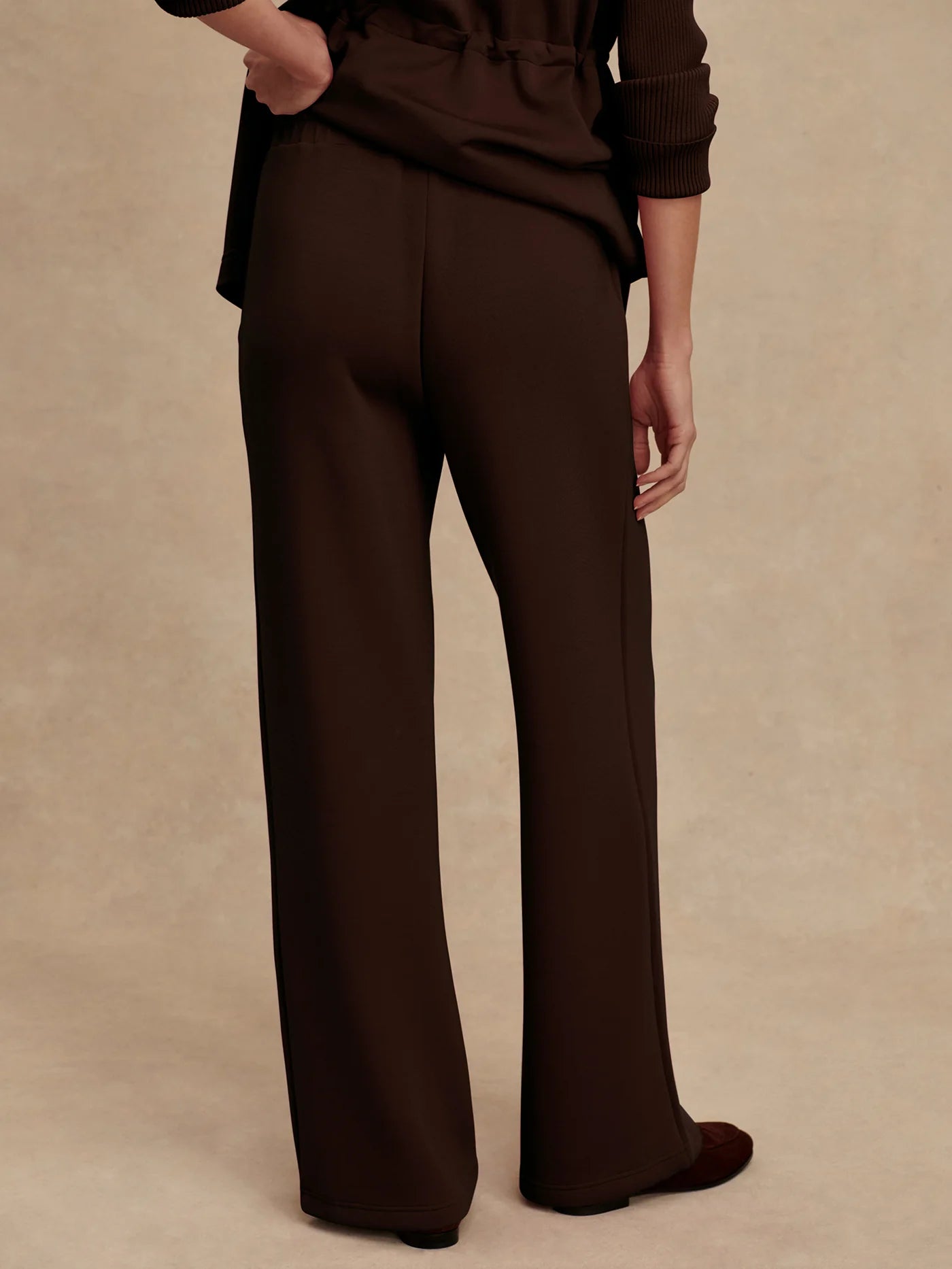 THE WIDE LEG PANT 30 COFFEE BEAN