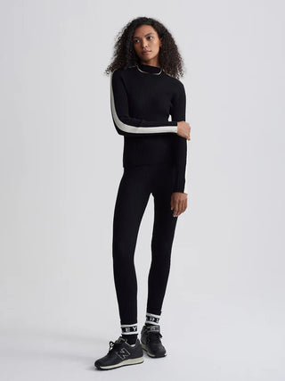 WILSHIRE MOCKNECK KNIT IN BLACK