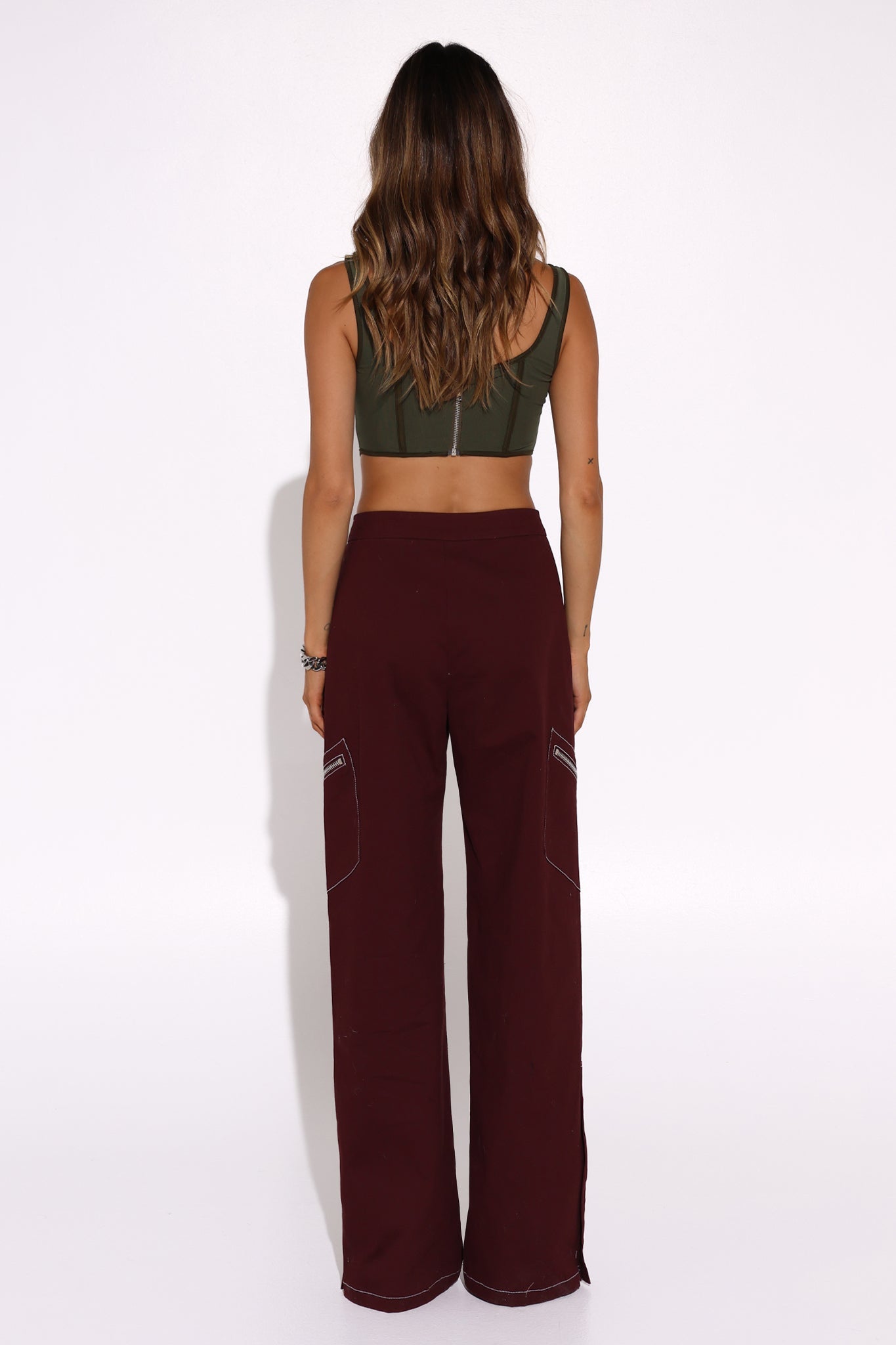 VAEDA PANTS IN PLUM