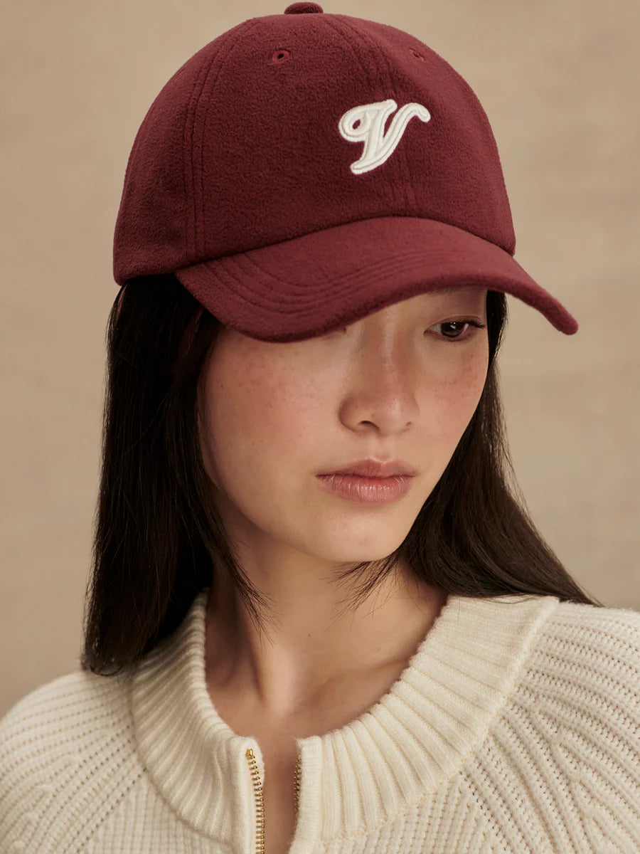 RANIA FLEECE CAP IN NEW MAROON