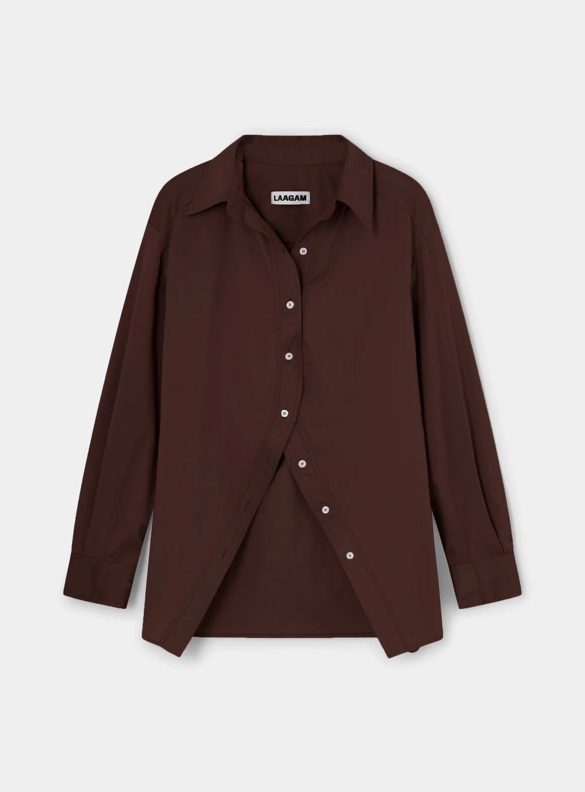 NO BOYFRIEND BROWN SHIRT