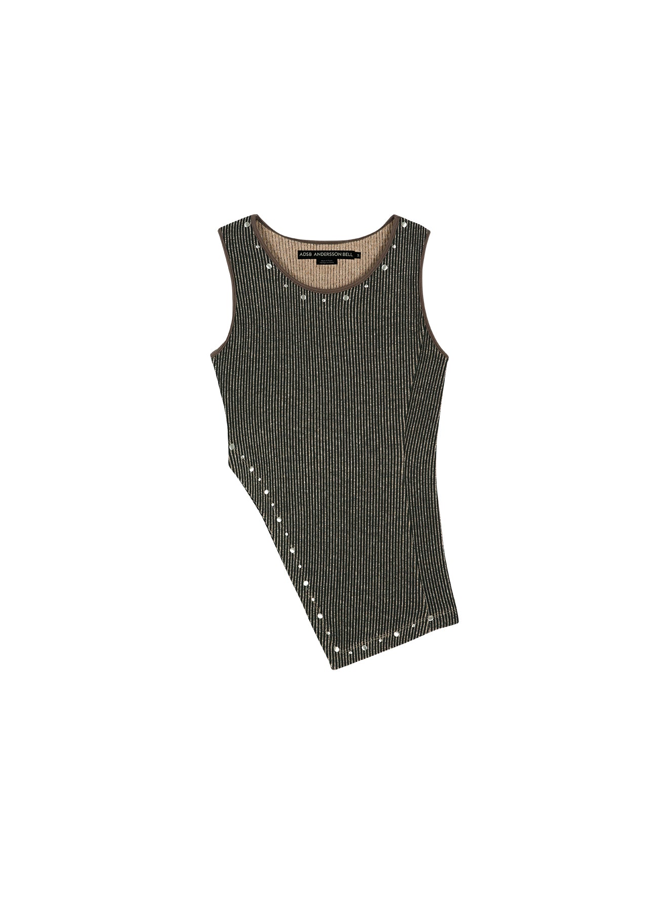 HOT-FIX TANK TOP IN BEIGE