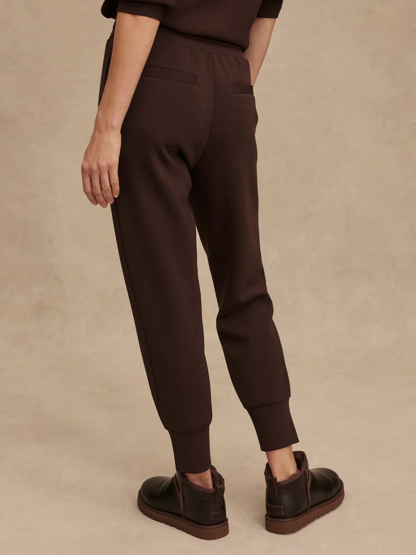 THE SLIM CUFF PANT 27.5 COFFEE BEAN