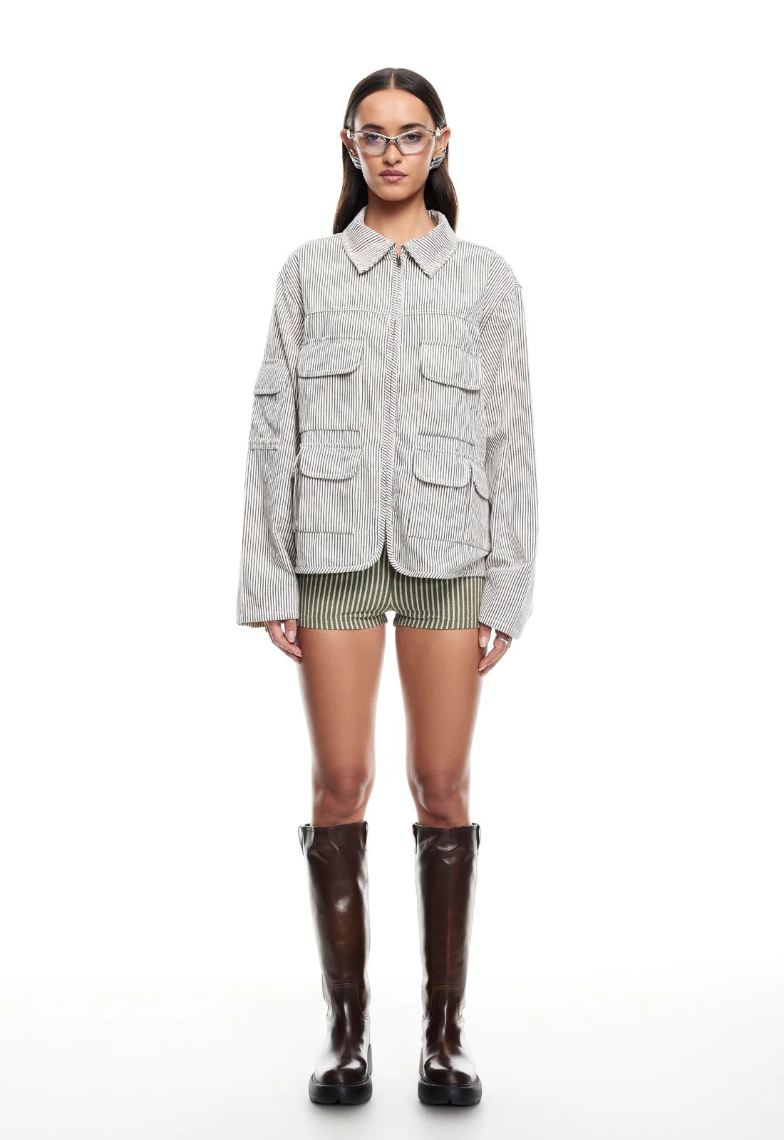 RENACIDA JACKET PORCELAIN STRIPE