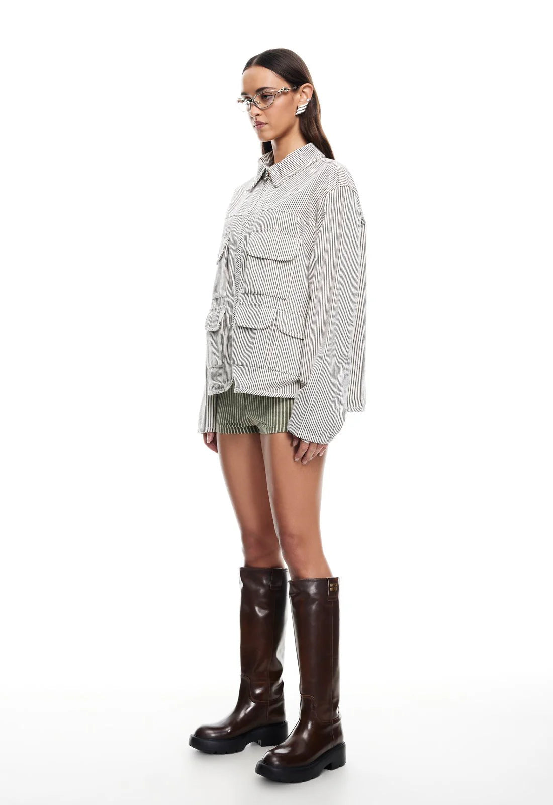 RENACIDA JACKET PORCELAIN STRIPE
