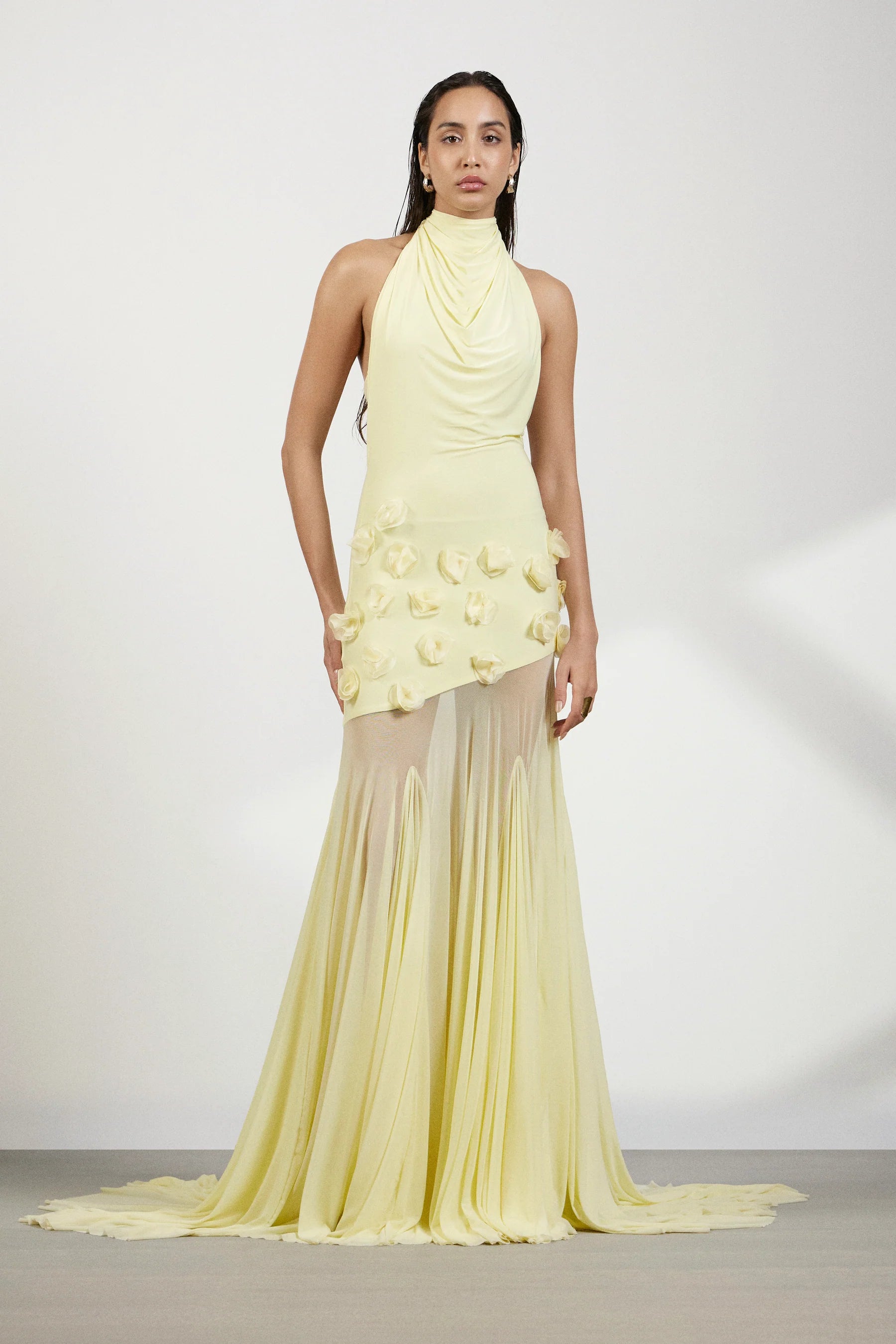 CELESTE DRESS IN BUTTER YELLOW
