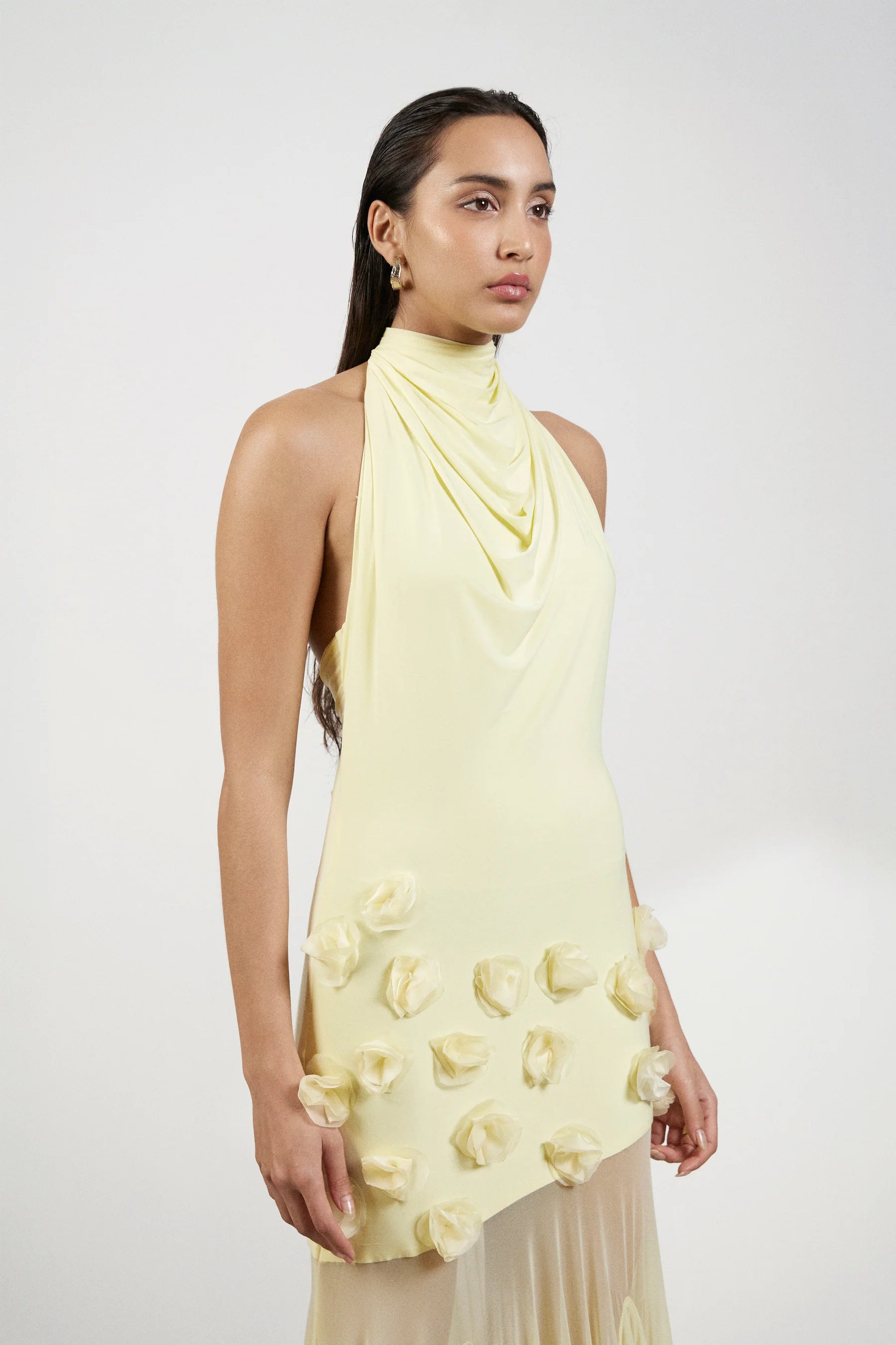 CELESTE DRESS IN BUTTER YELLOW