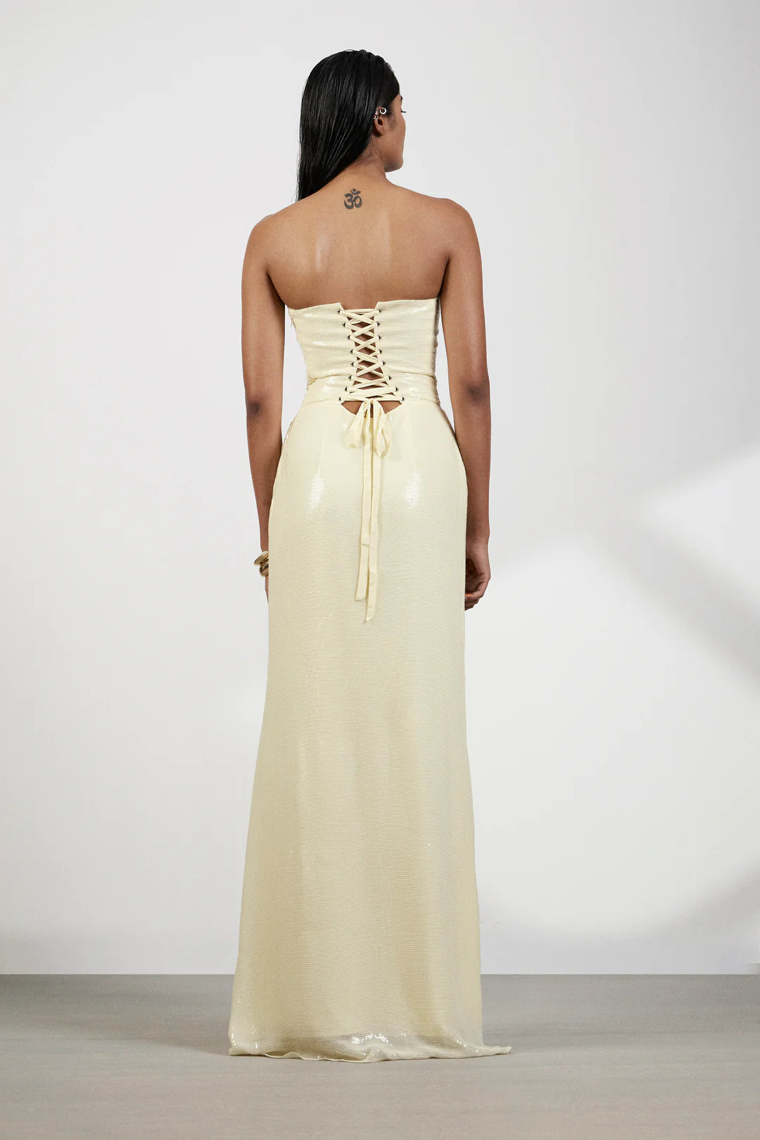 KALEY DRESS IN BUTTER YELLOW