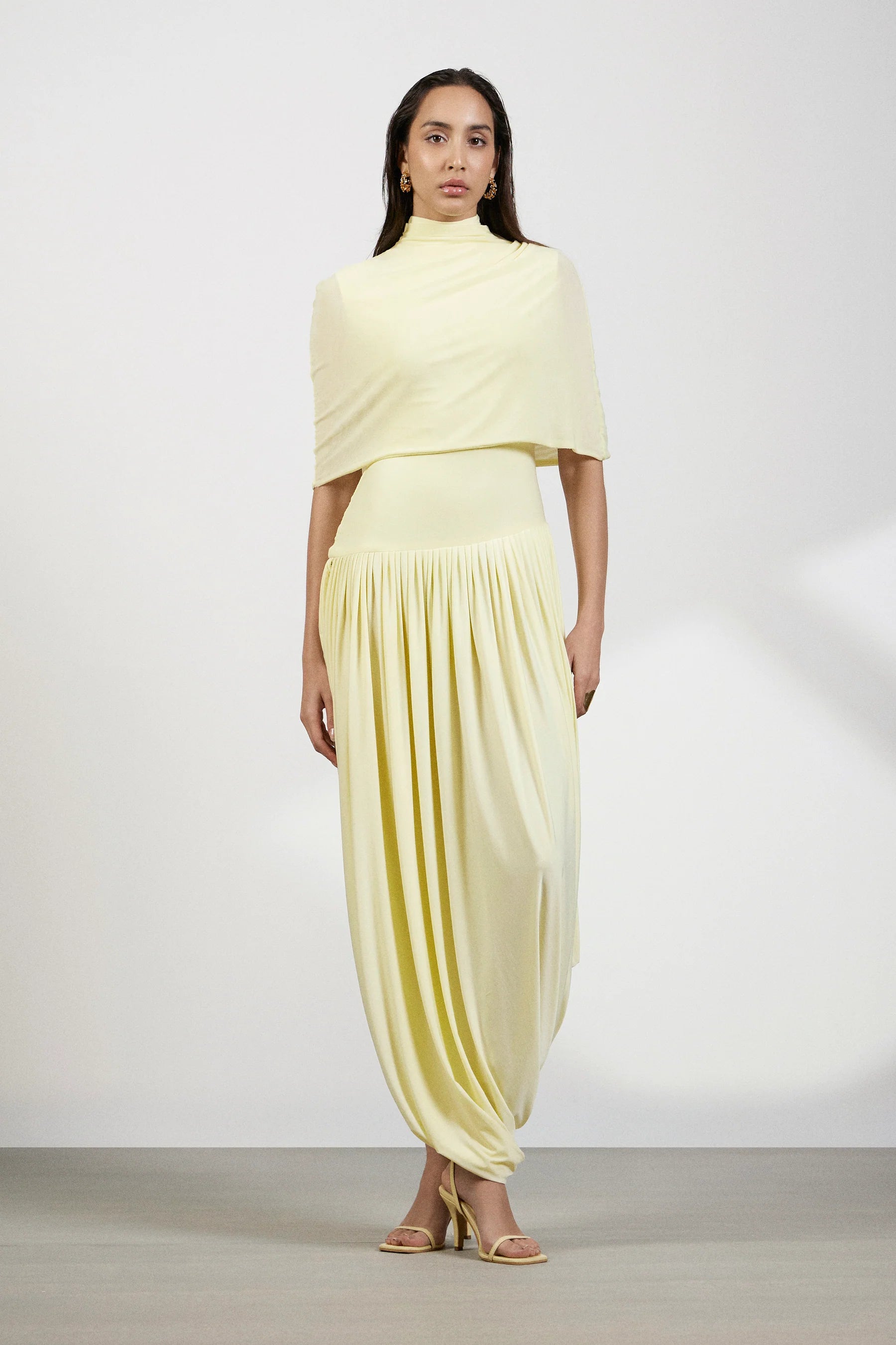 PENELOPE DRESS IN BUTTER YELLOW