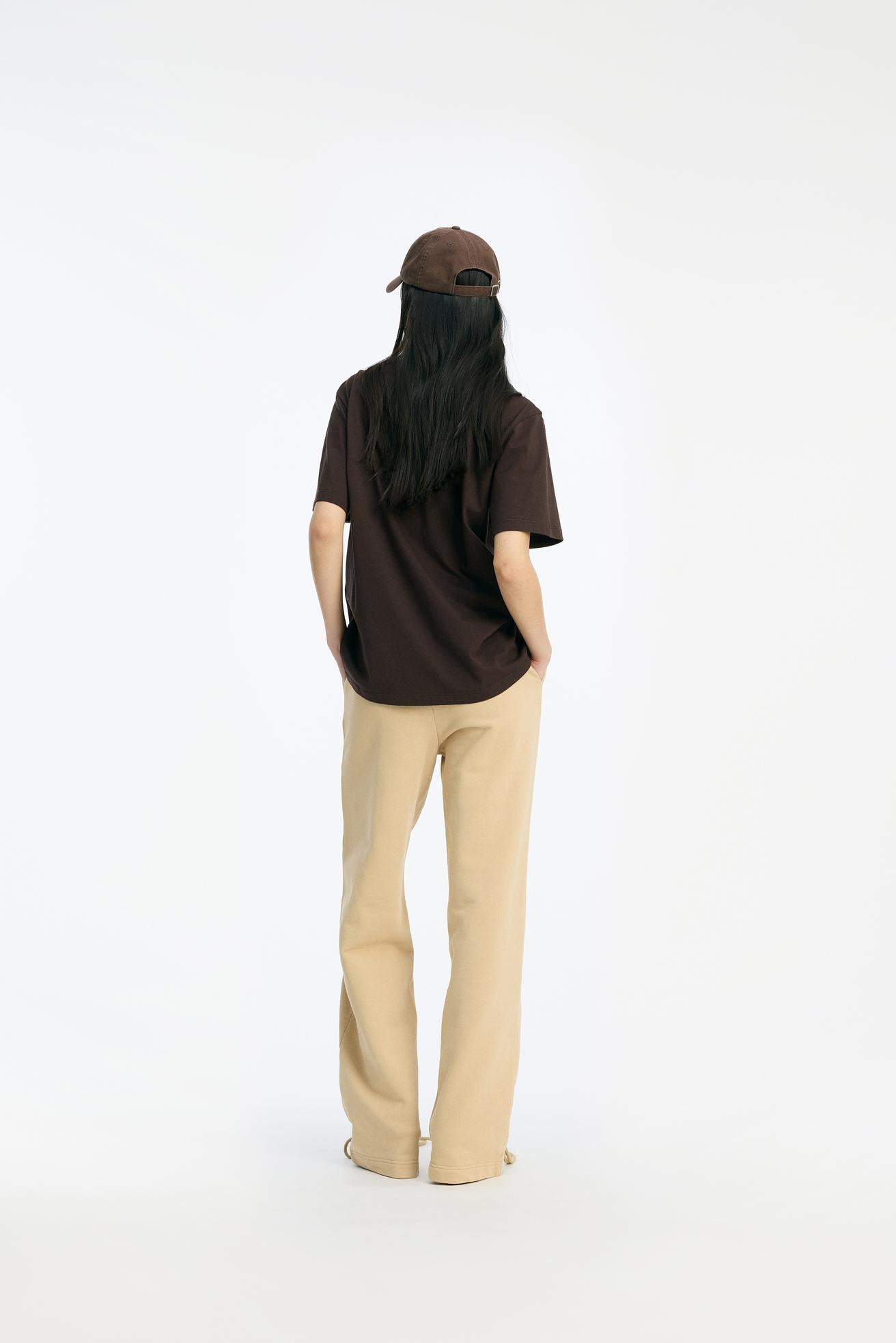 JERSEY OVERSIZED T-SHIRT IN MOLÉ