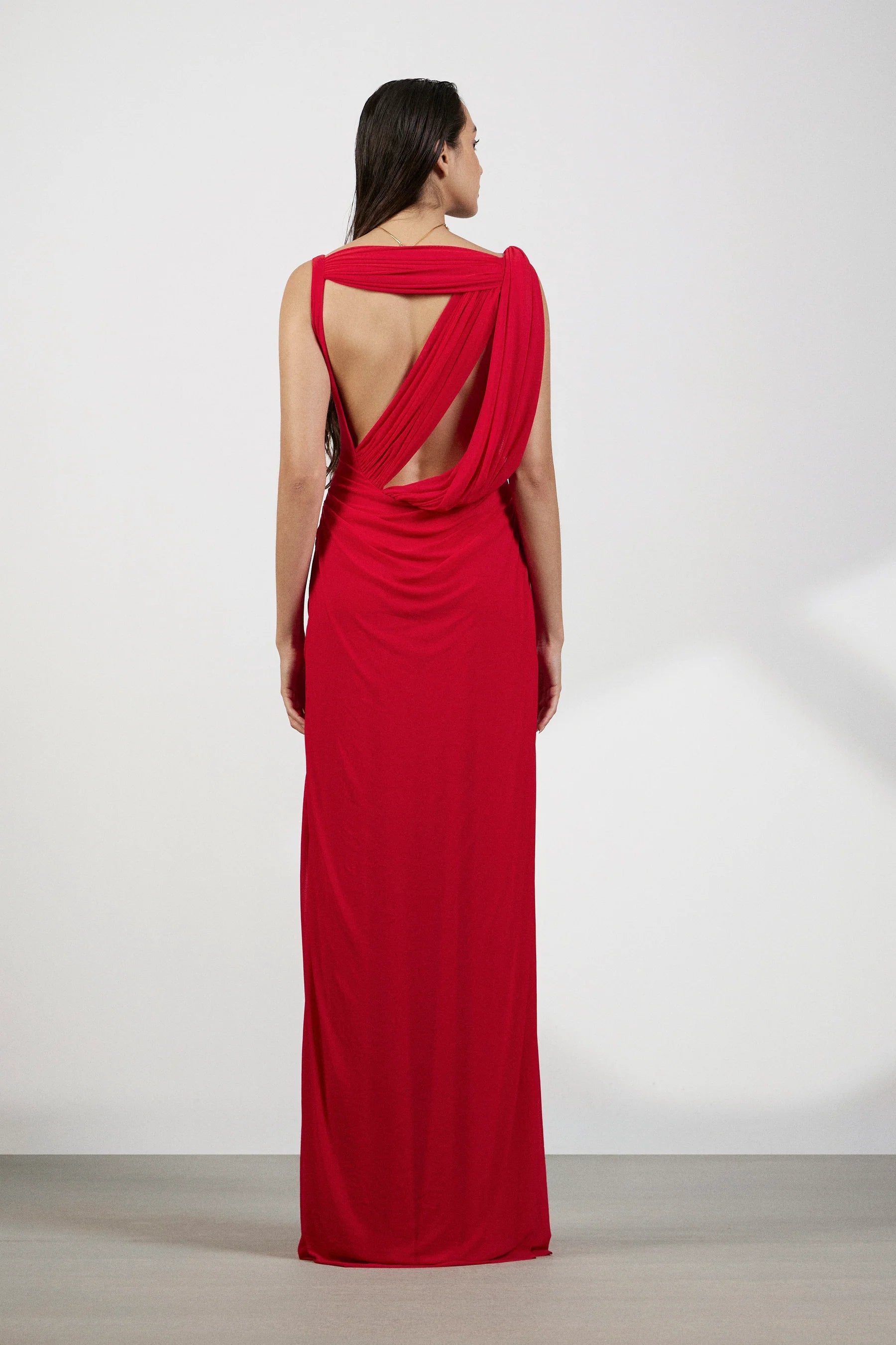 ADRIANA DRESS IN RED