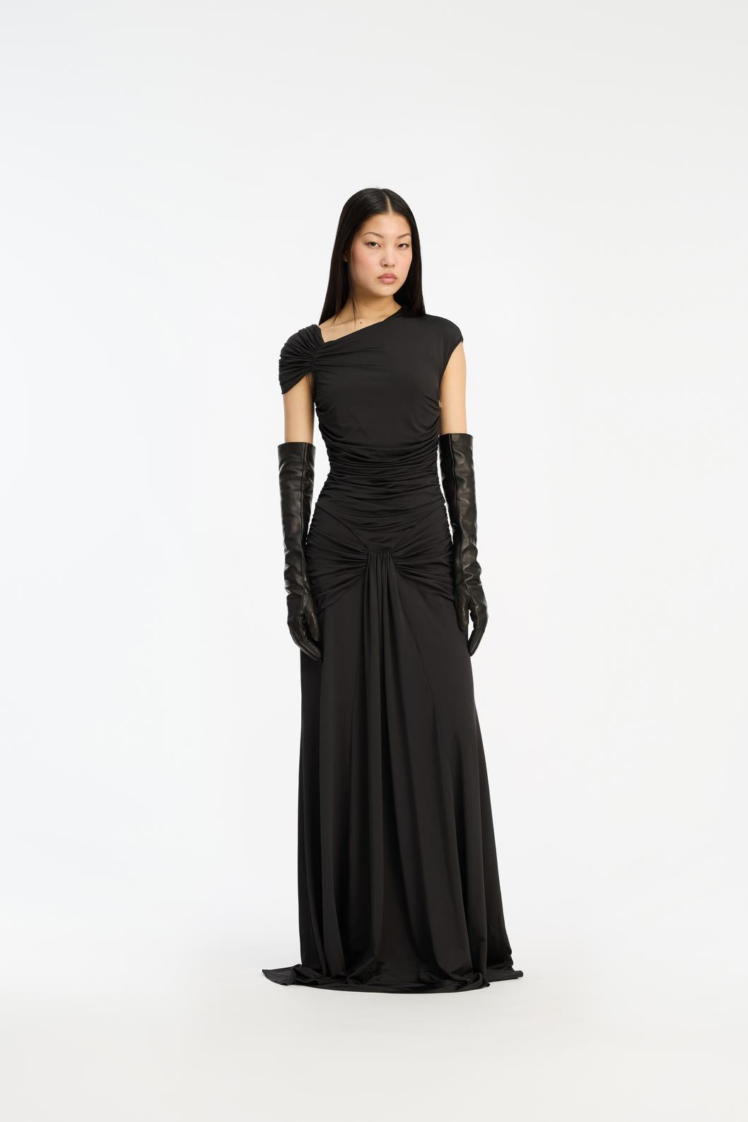 MAXI ASYMMETRIC DRESS