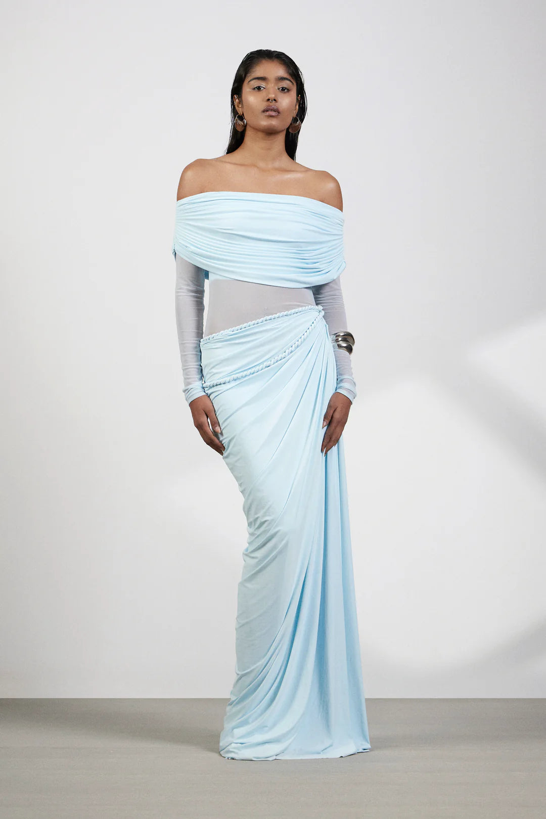 BELLA DRESS IN BABY BLUE