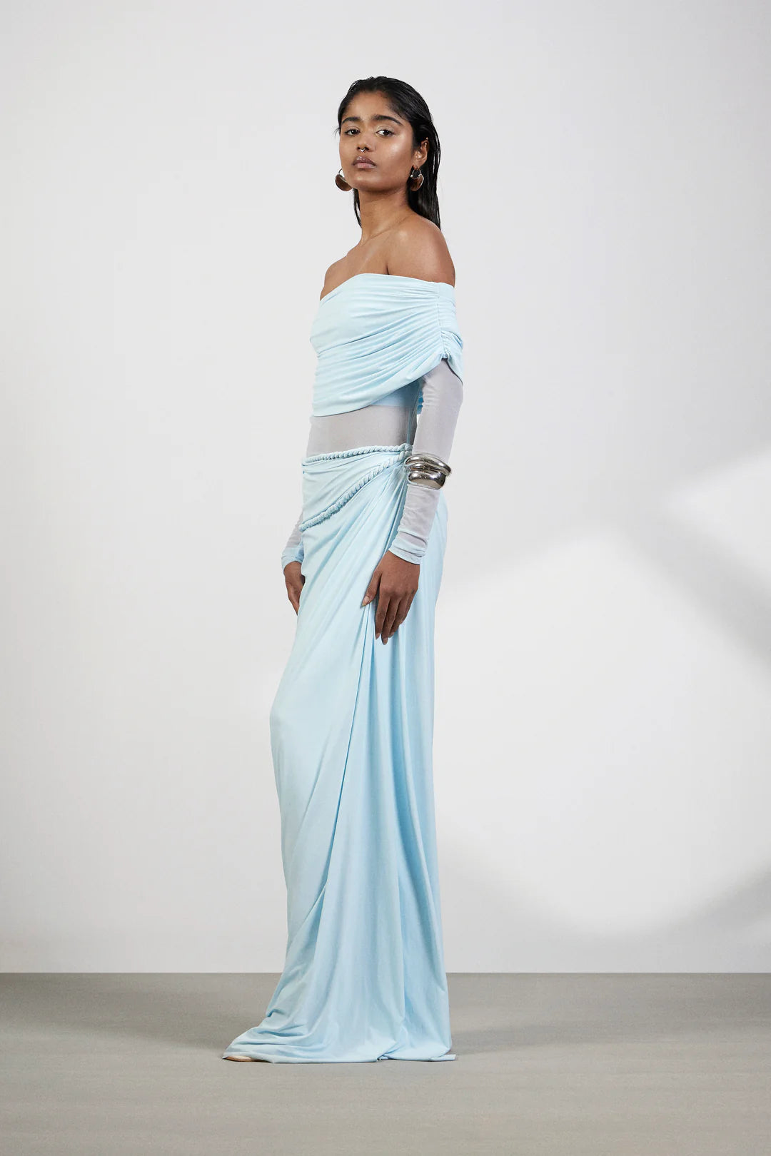 BELLA DRESS IN BABY BLUE