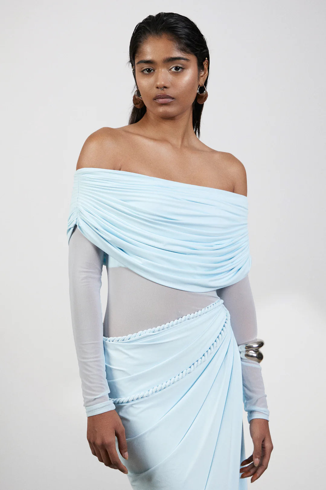 BELLA DRESS IN BABY BLUE