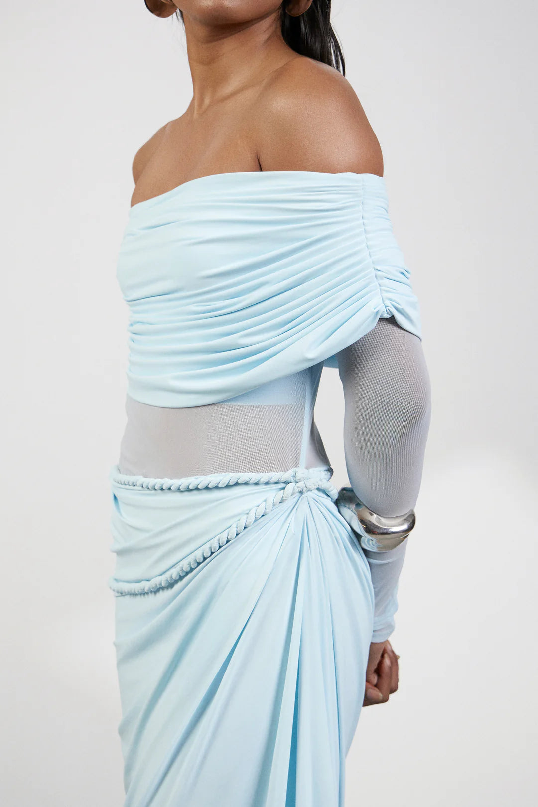 BELLA DRESS IN BABY BLUE