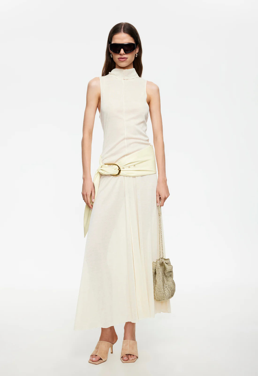 LAST LIGHT MAXI DRESS IN CREAM