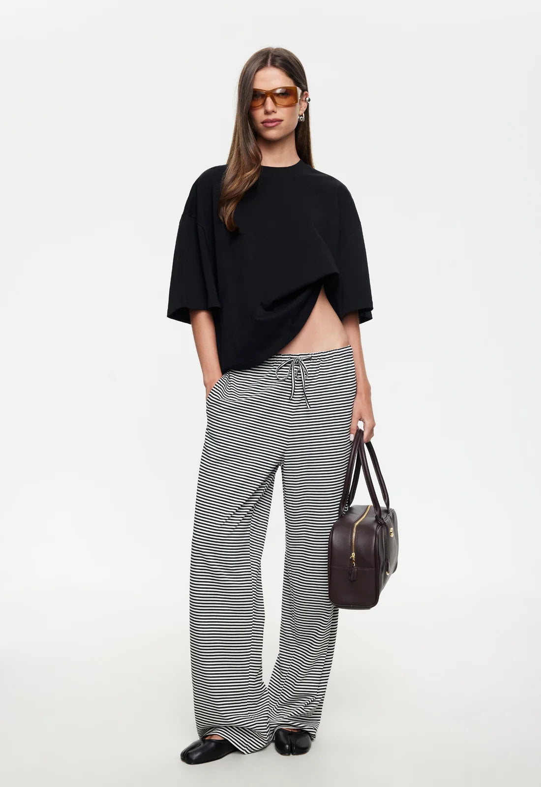 BLOOM PANT IN ARCTIC INK STRIPE