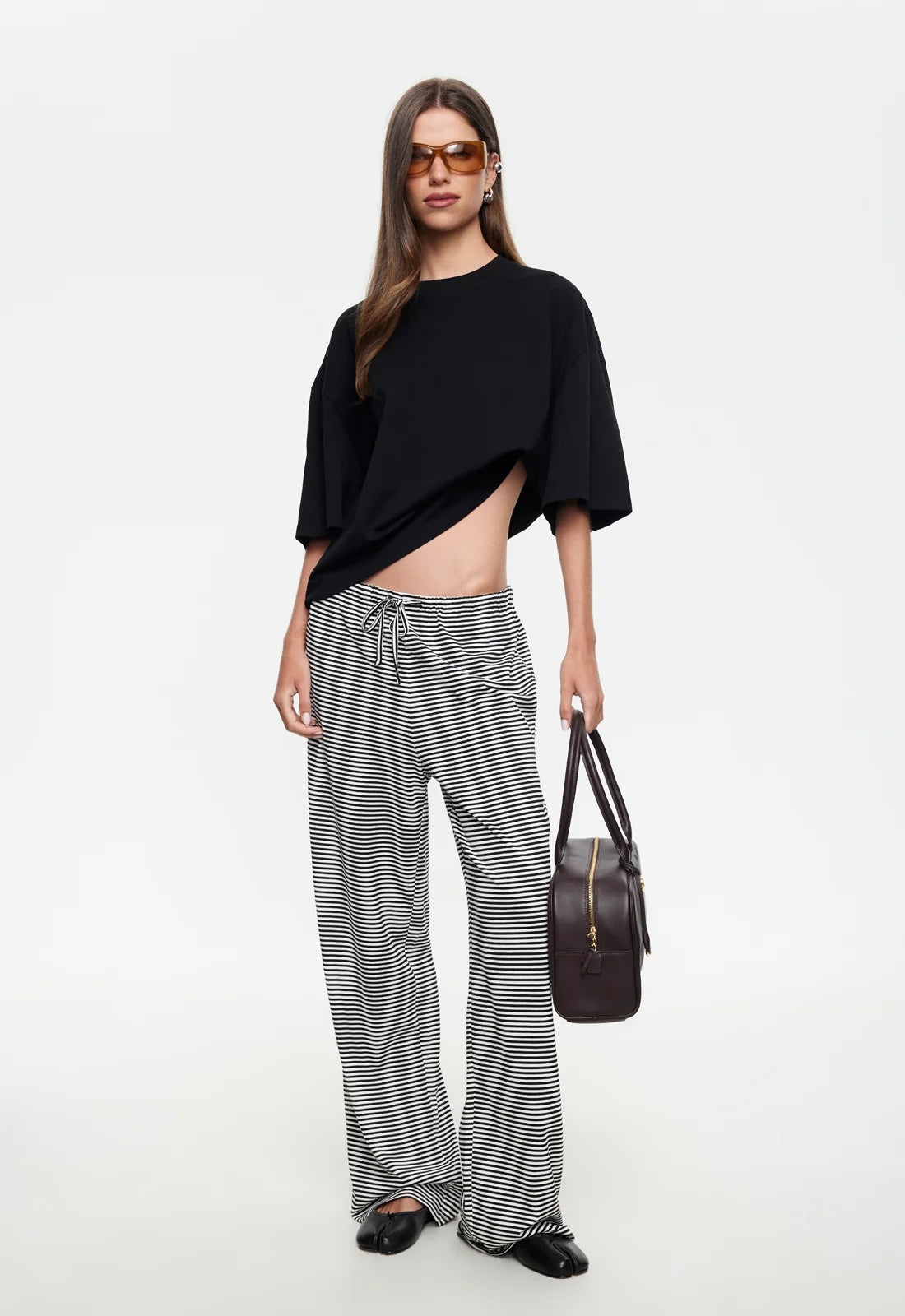 BLOOM PANT IN ARCTIC INK STRIPE