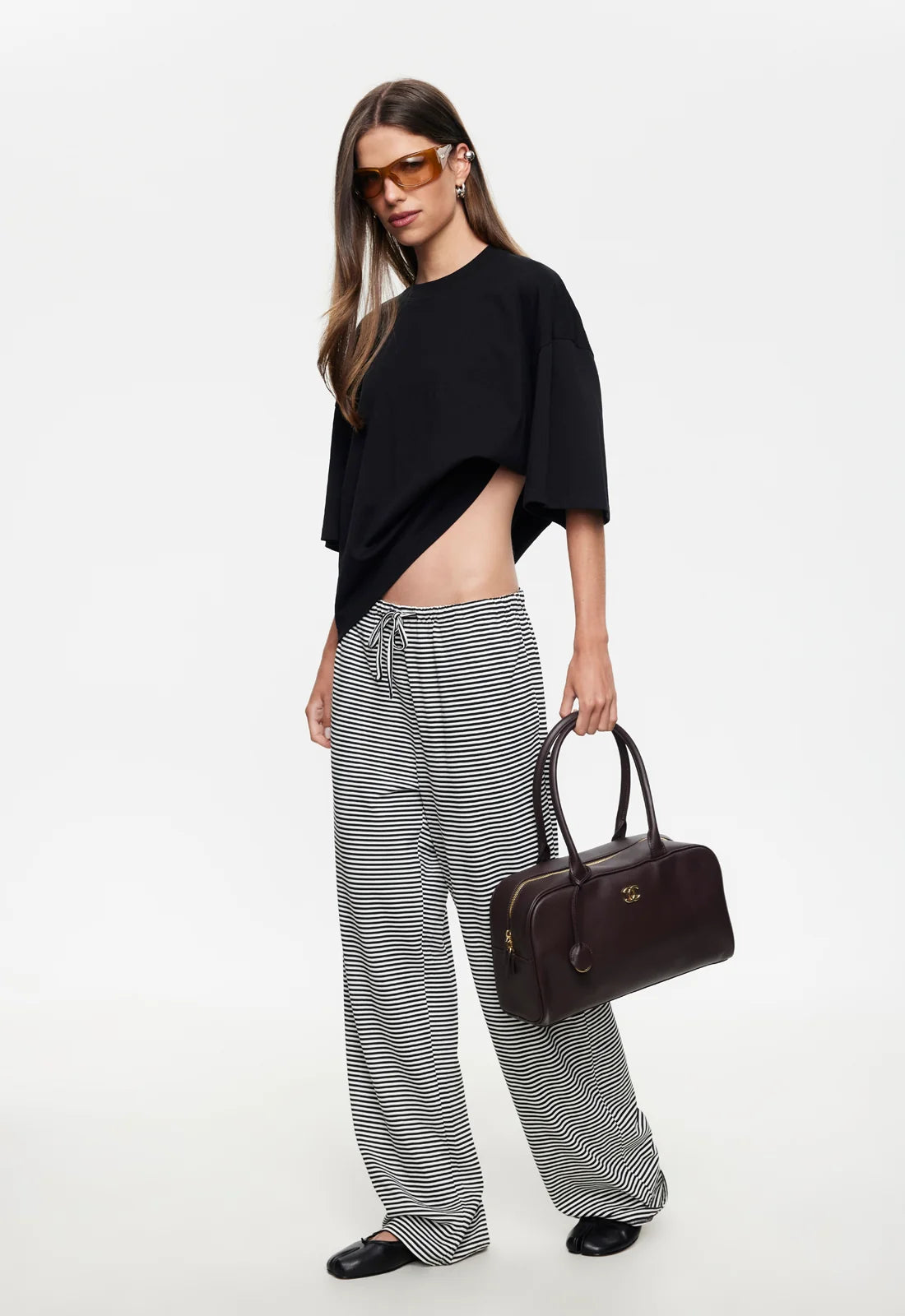 BLOOM PANT IN ARCTIC INK STRIPE