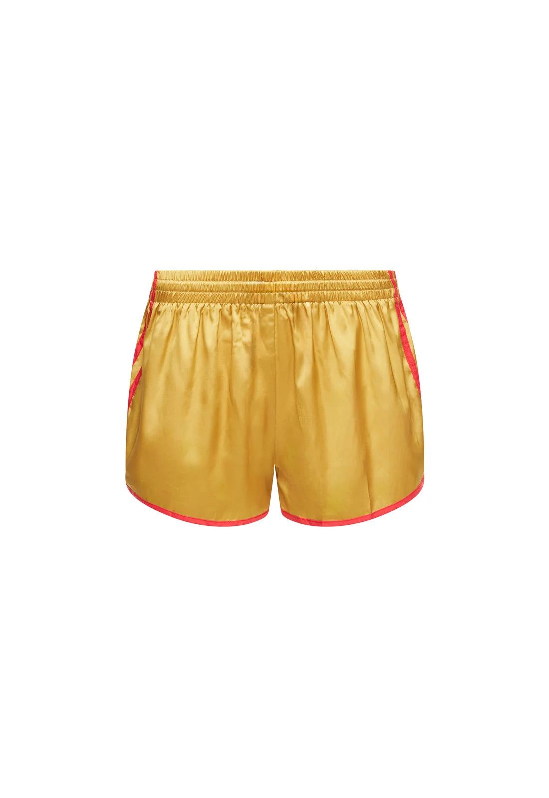 BLOOM SATIN SHORT IN SAHARA CHERRY