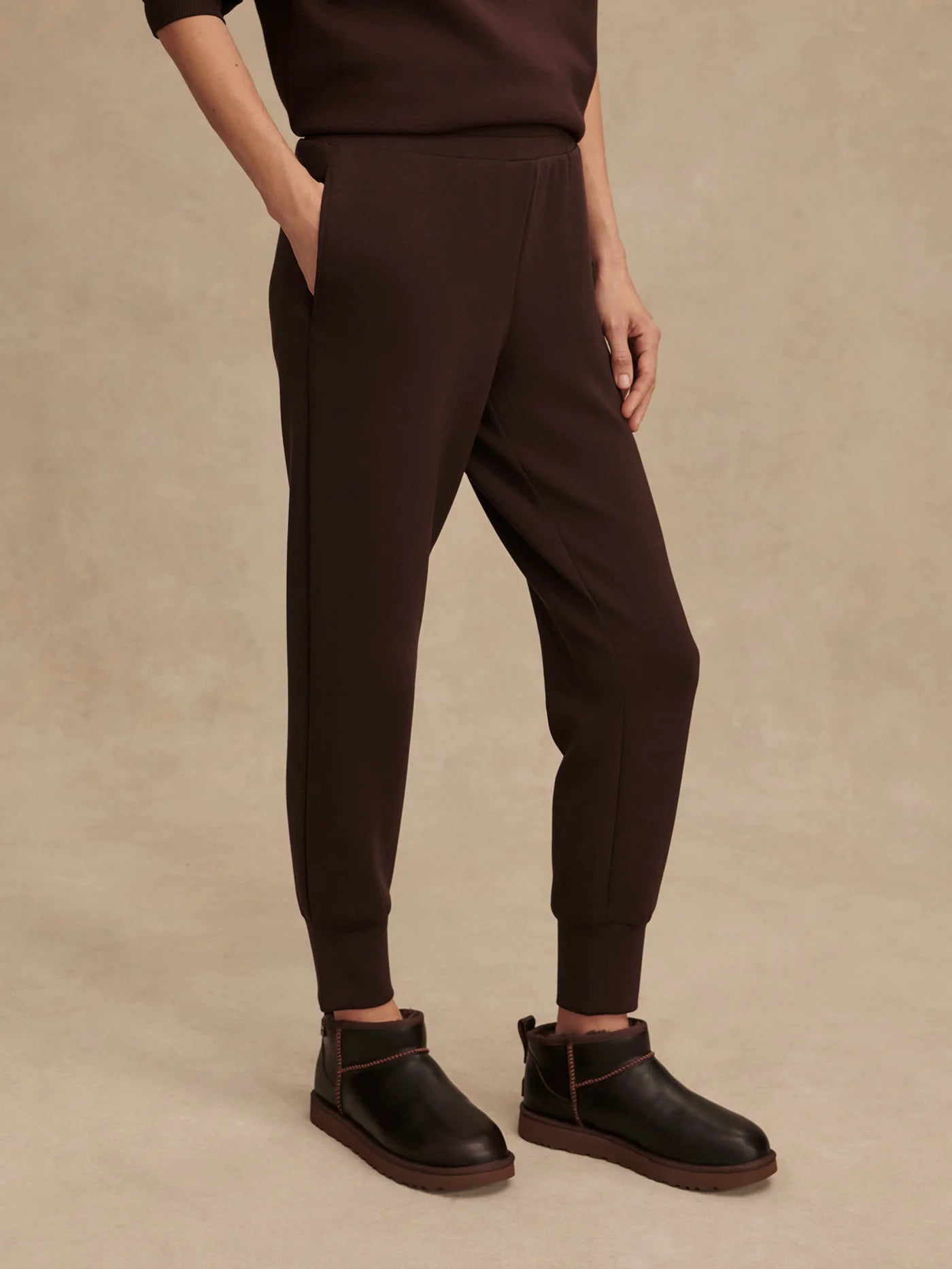 THE SLIM CUFF PANT 25 COFFEE BEAN