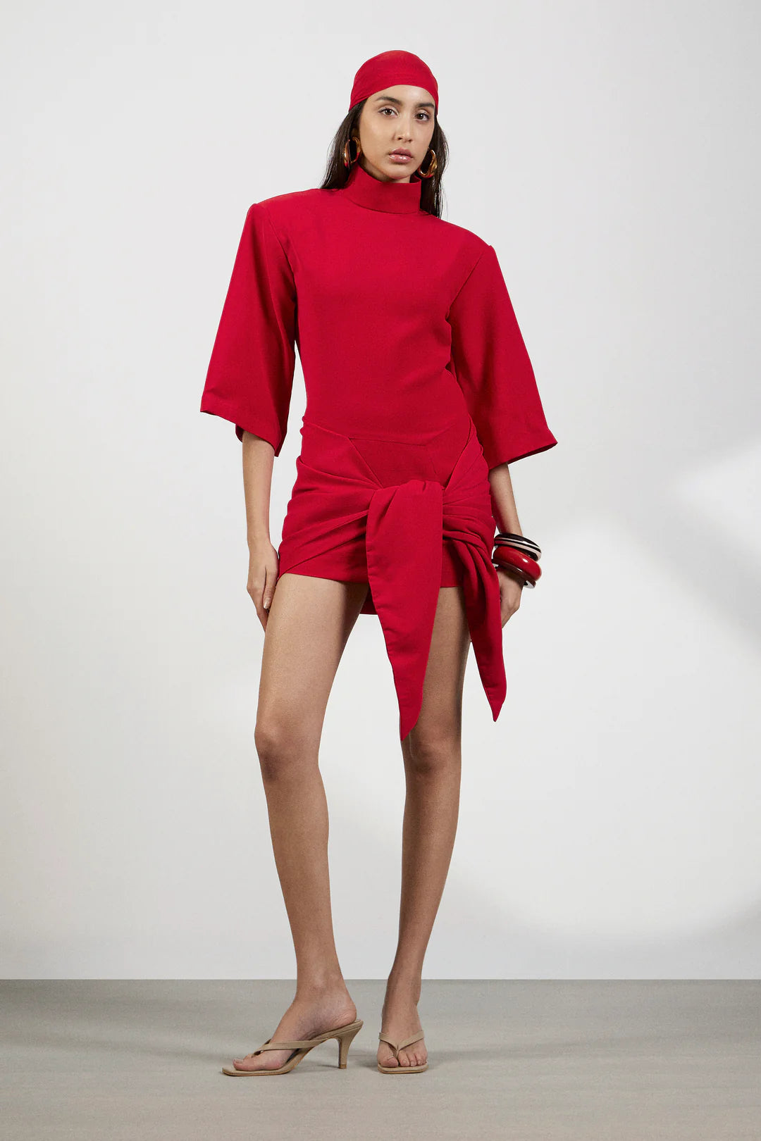 MAIA DRESS IN RED