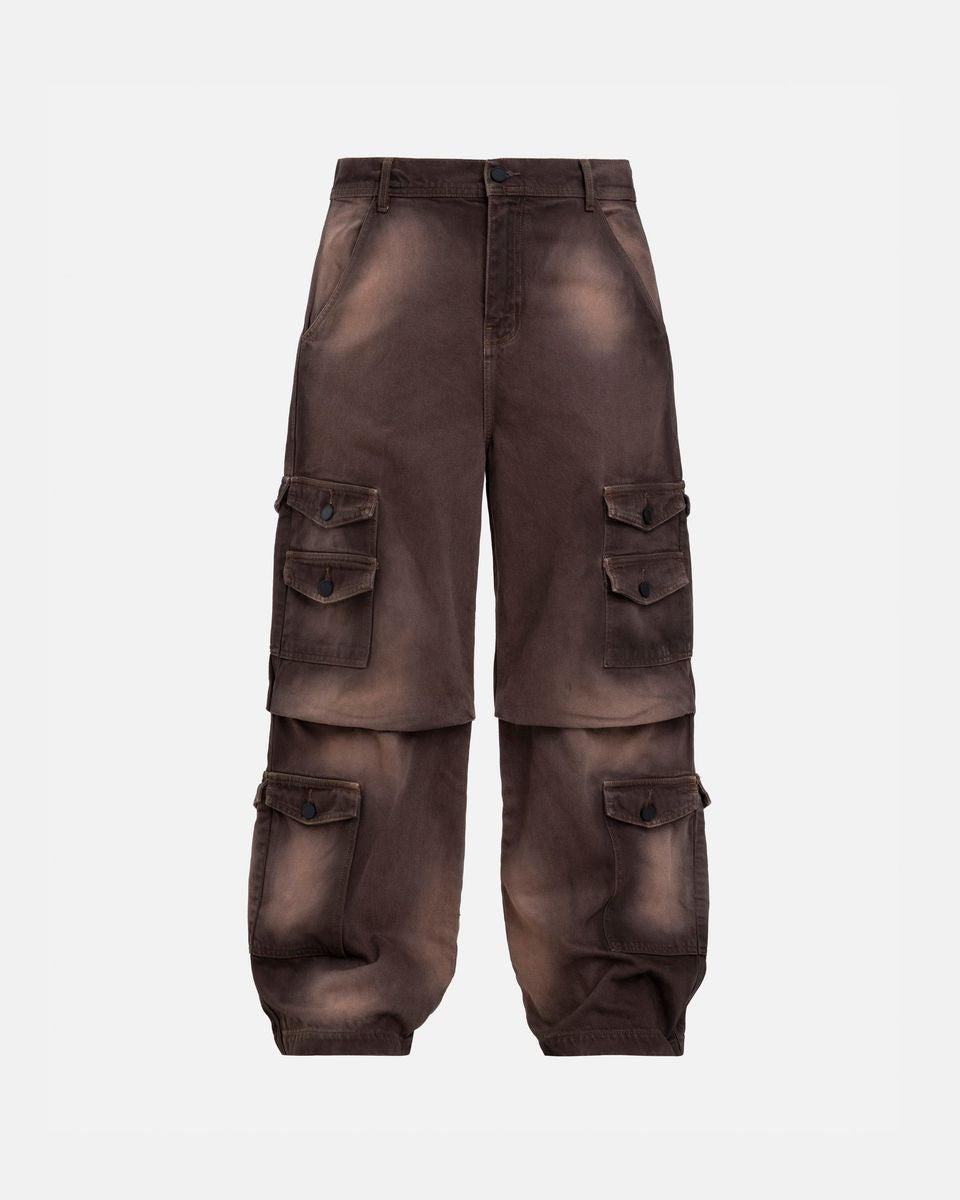BASICS  UNDGLD POCKETS JEAN FADED BROWN