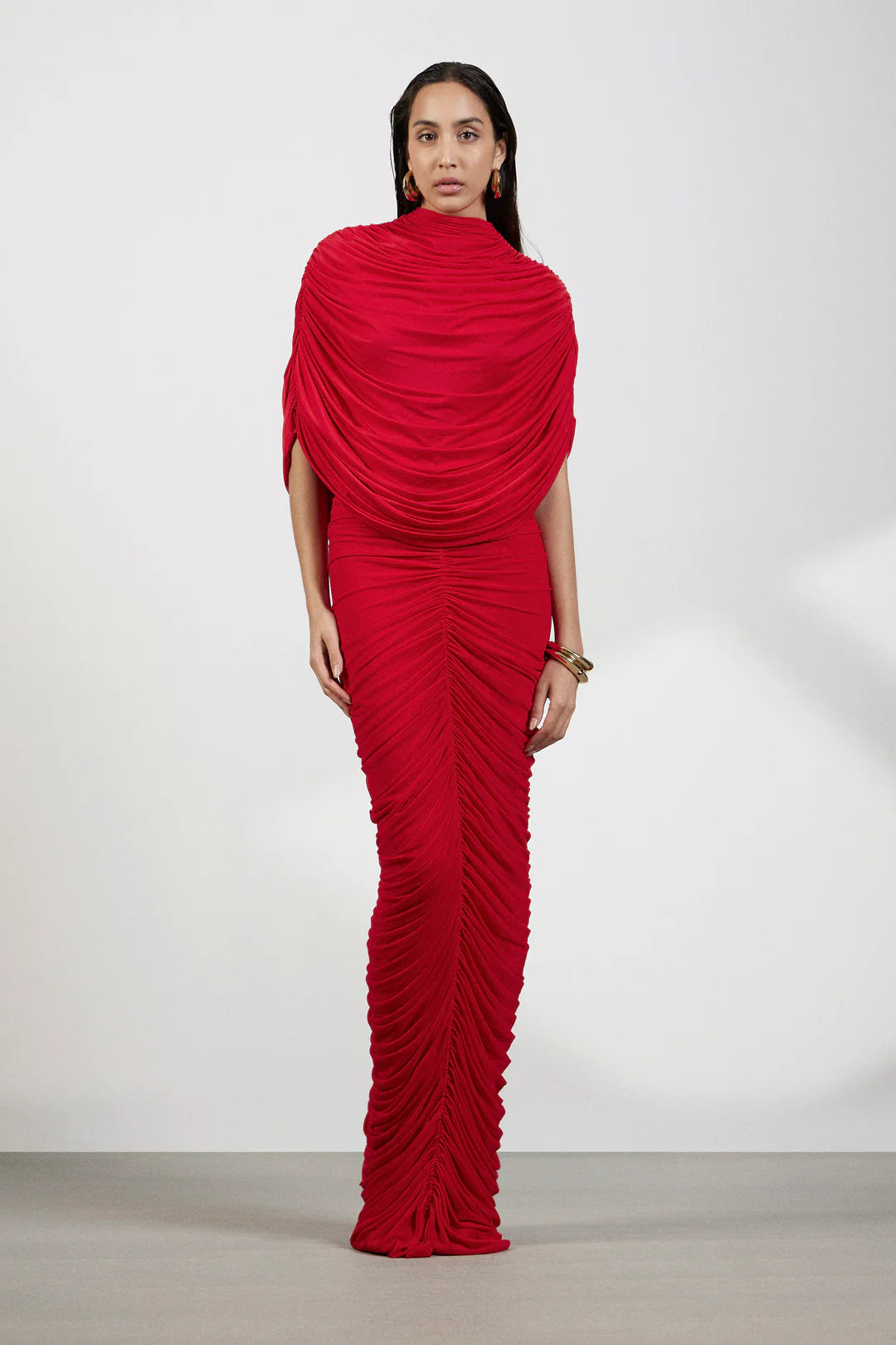 VIENNA DRESS IN RED