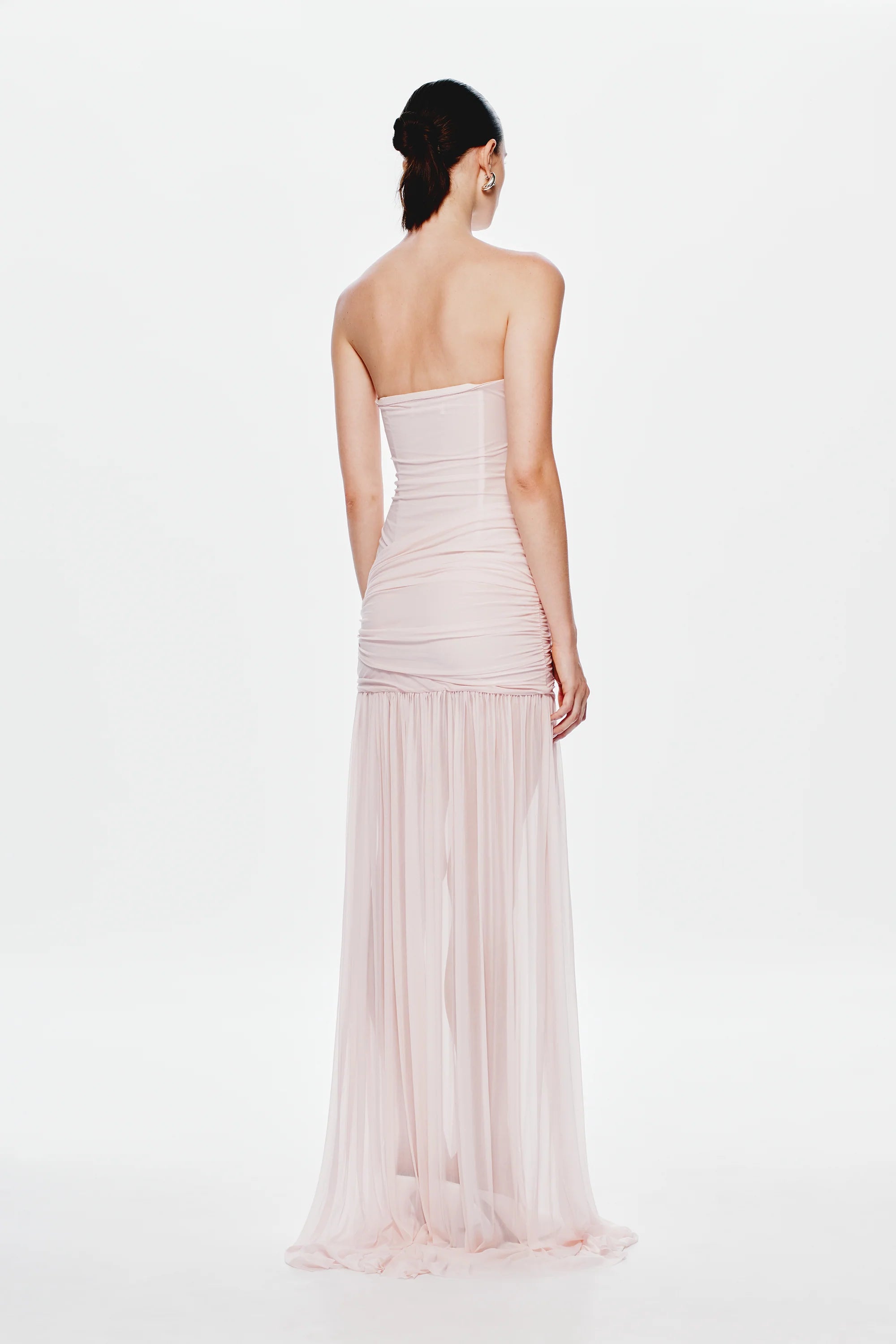 THE 'EMBER' WRAPPED DRESS IN DUSTY PINK