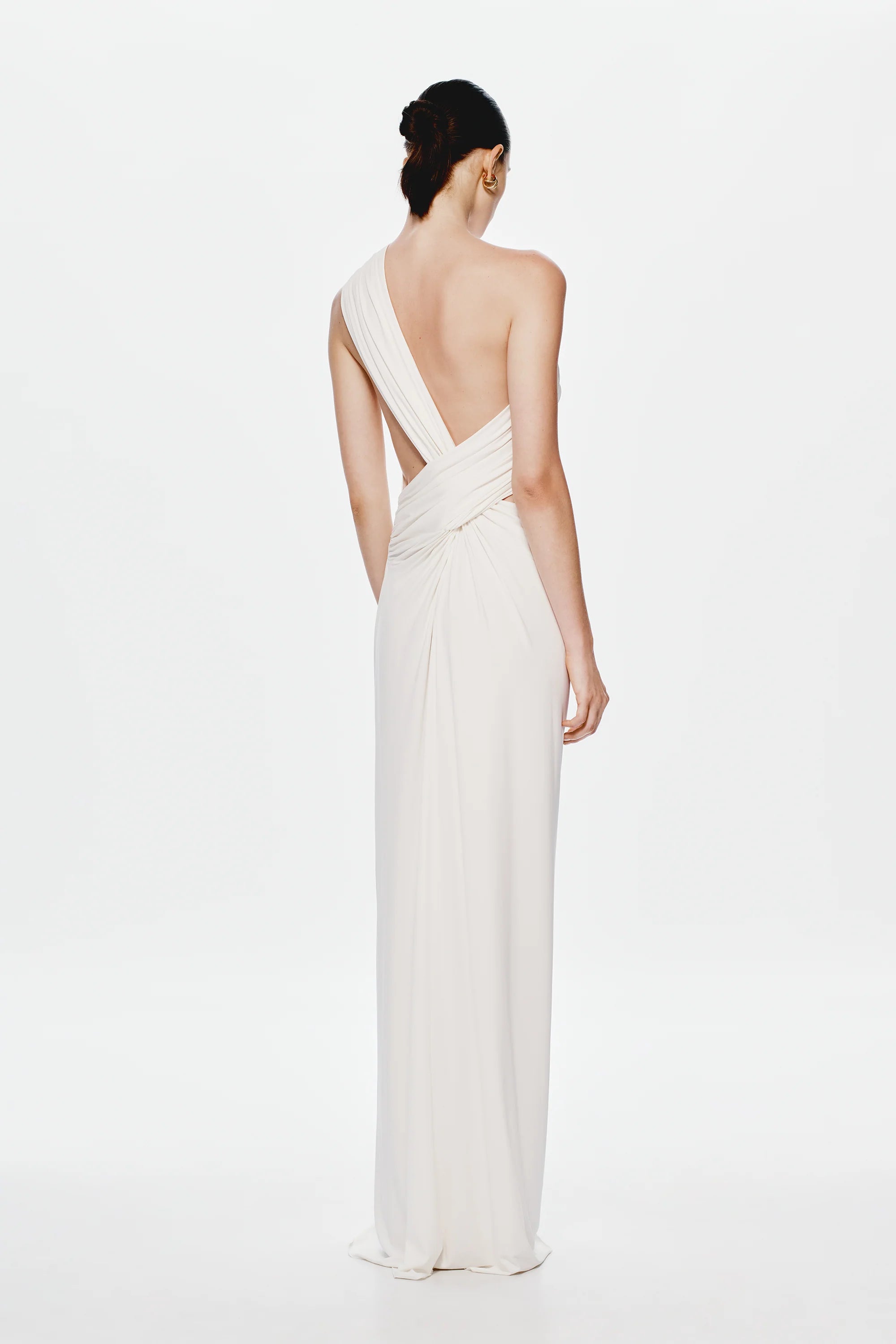 THE 'SOLSTICE' CUPRO DRESS IVORY