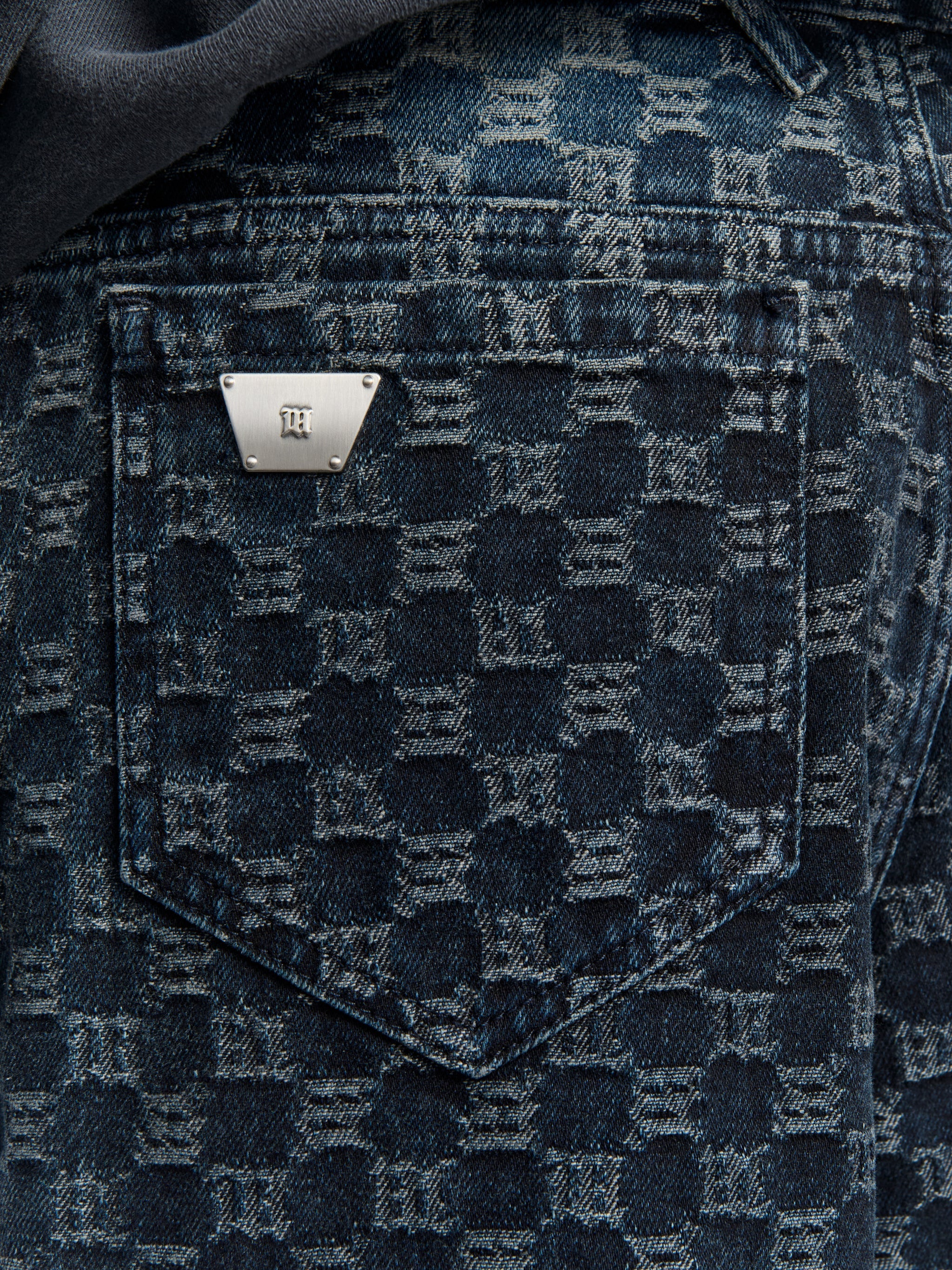 AUSTIN MONOGRAM BLUE JEANS