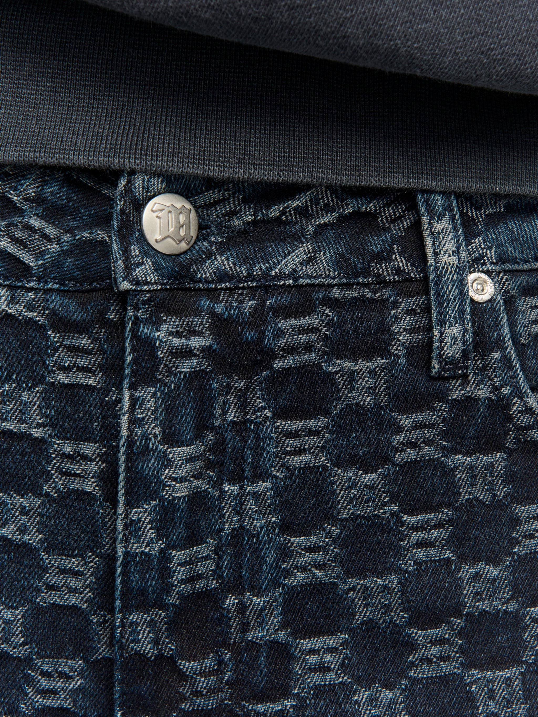 AUSTIN MONOGRAM BLUE JEANS