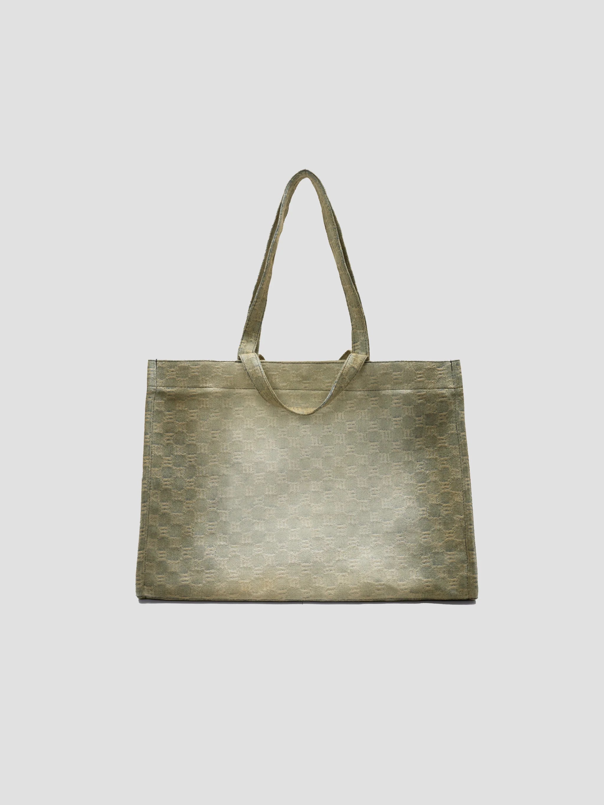 JACQUARD MONOGRAM TOTE BAG