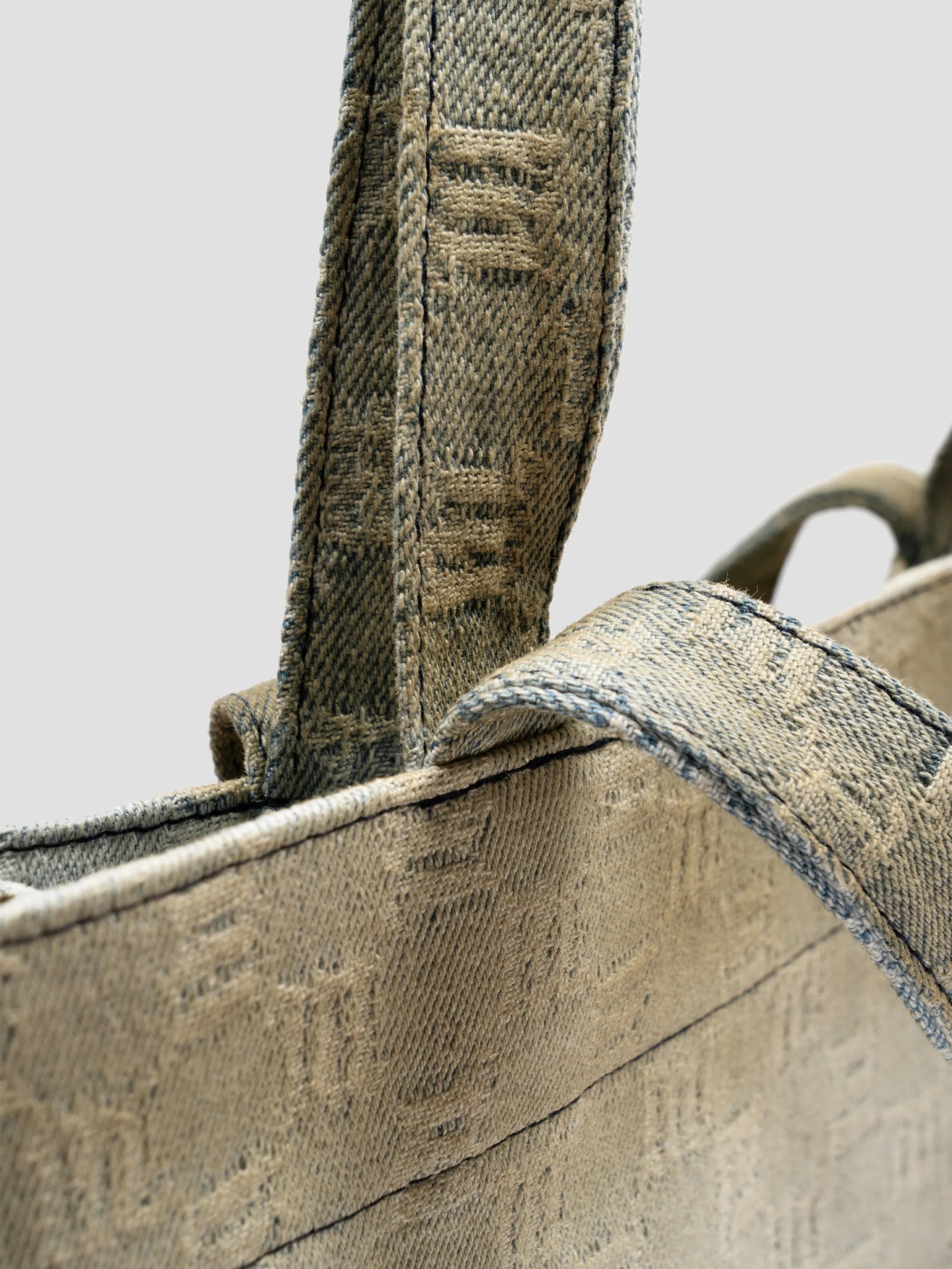 JACQUARD MONOGRAM TOTE BAG
