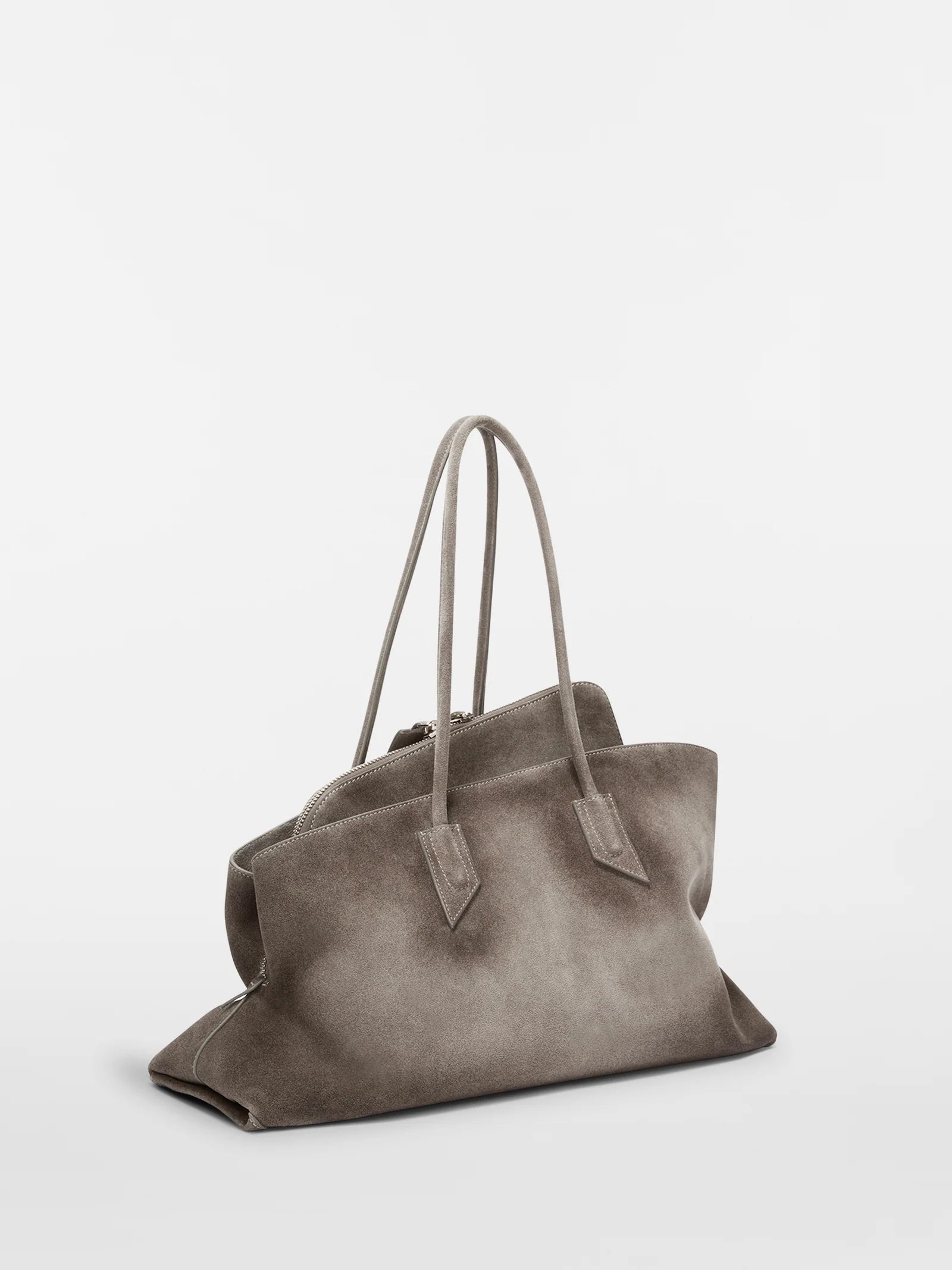 LA PASSEGIATTA MEDIUM SUEDE BRUSHED DARK GREY