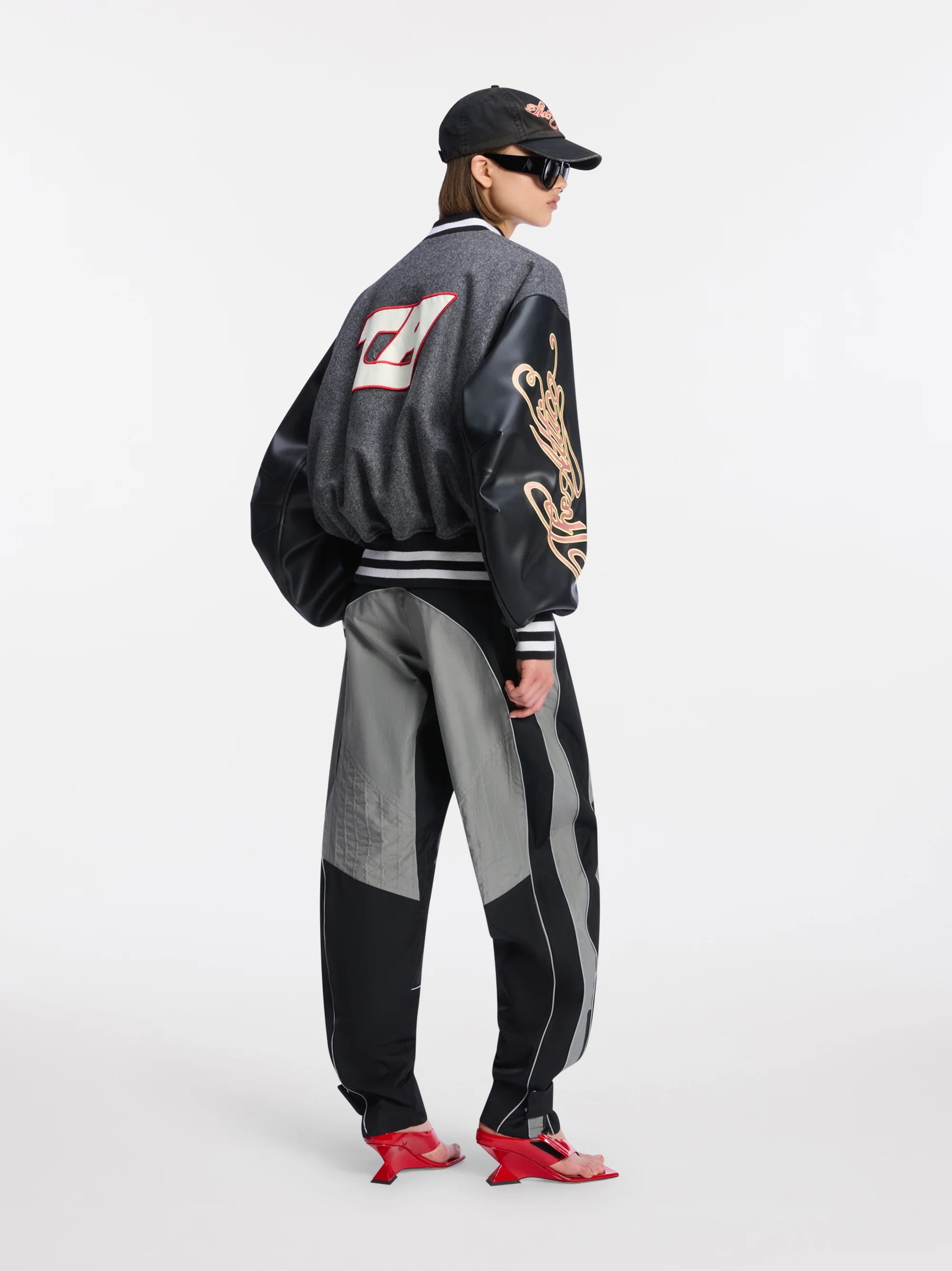 BOMBER MIX WOOL DRILL GREY
