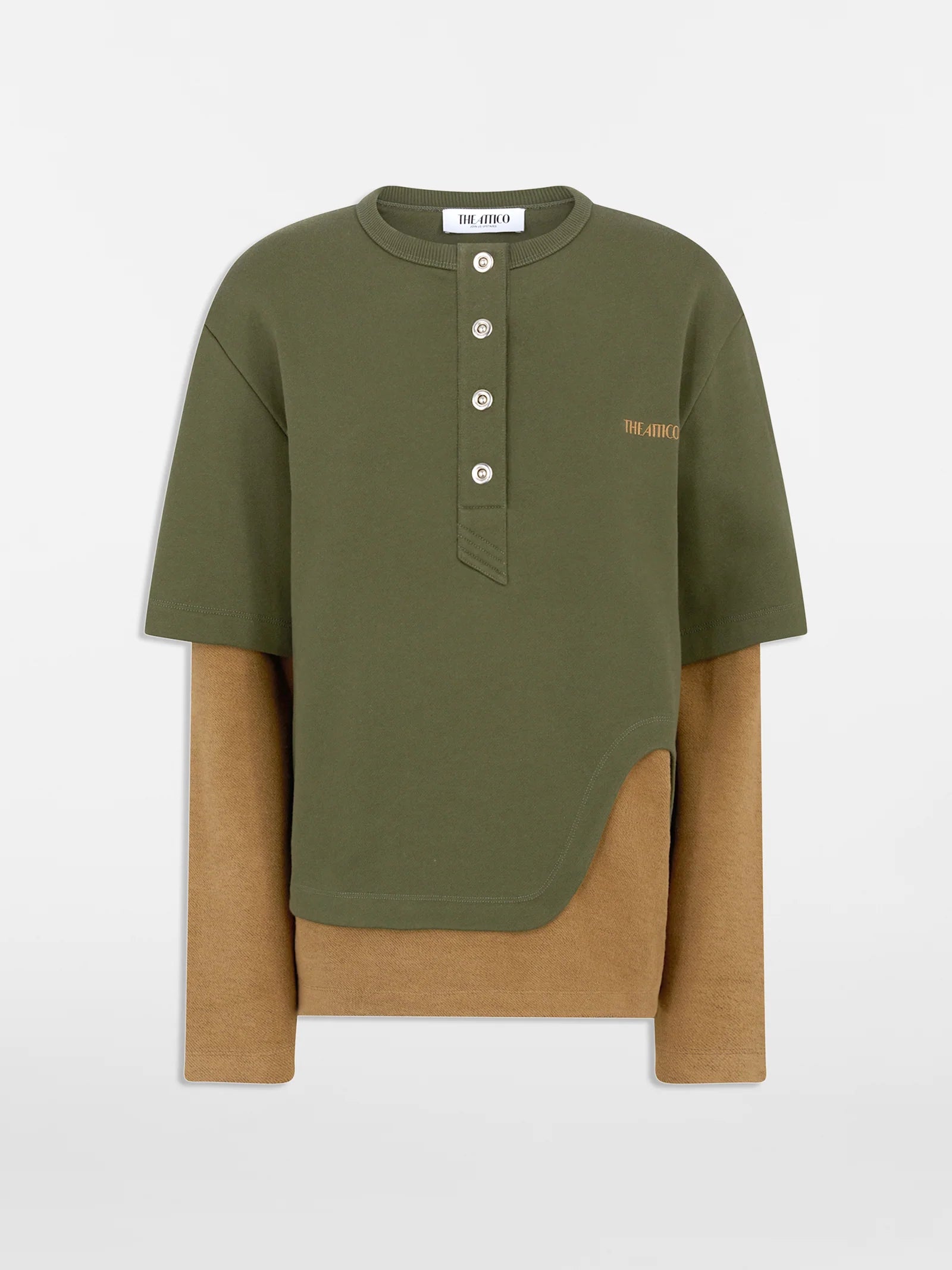 SWEATSHIRT DOUBLE FOREST GREEN