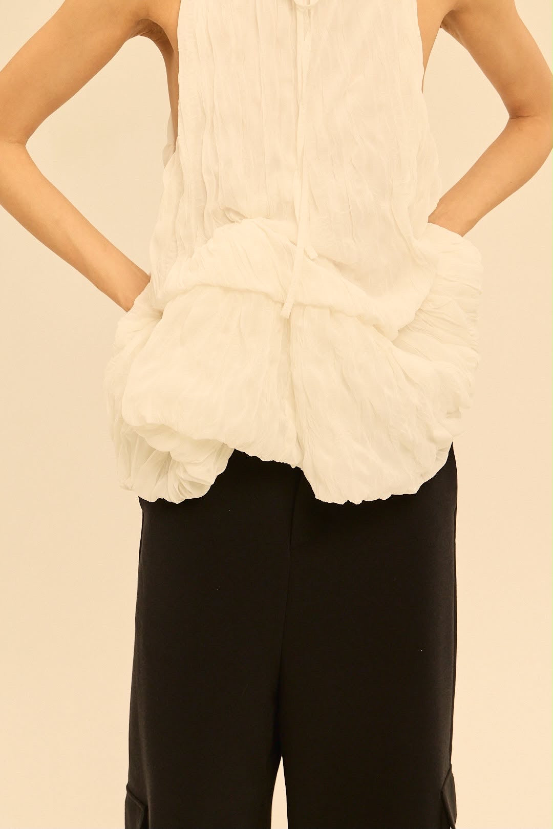 JEJU TOP IN WHITE