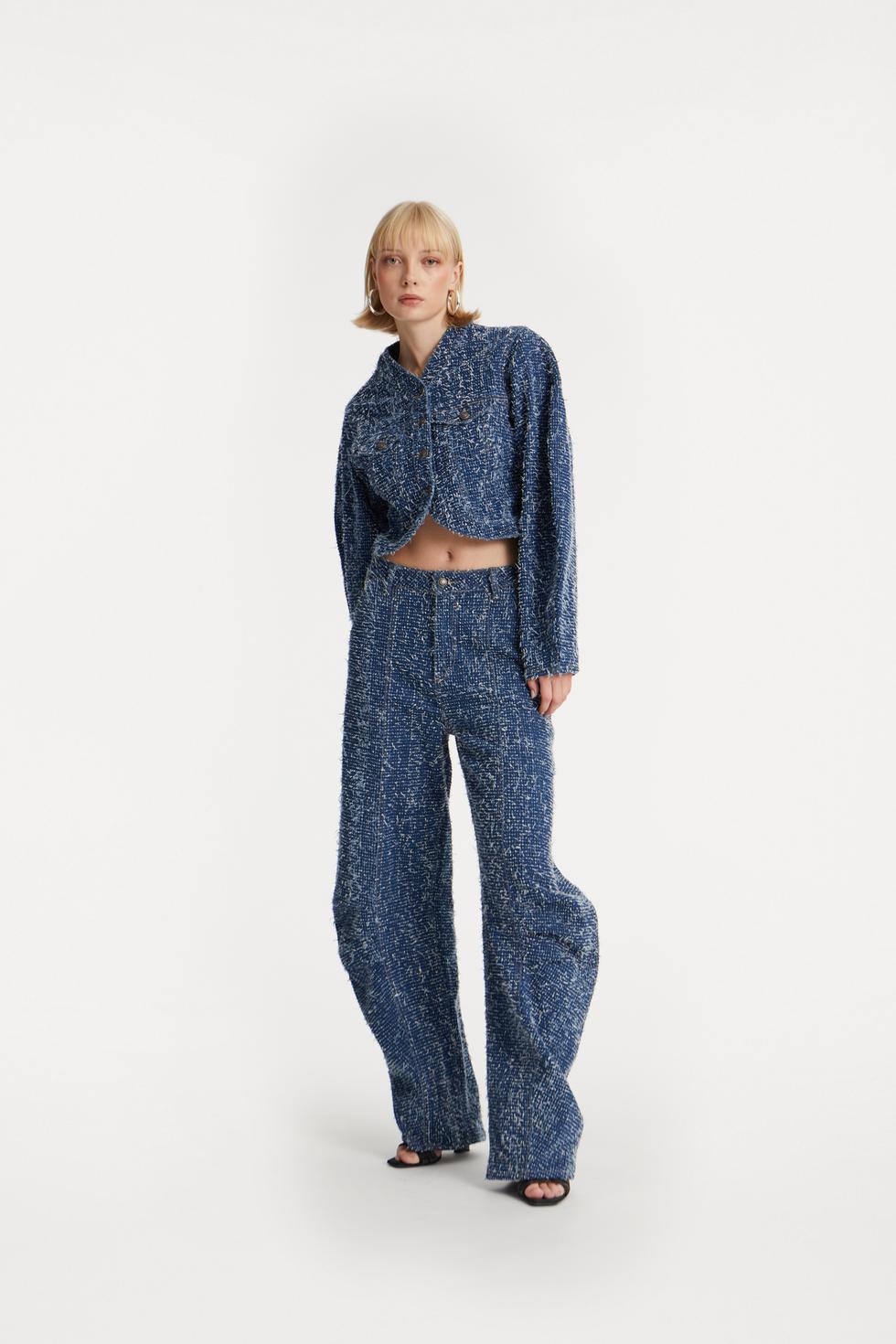 DENIM LOOSE  FIT PANTS