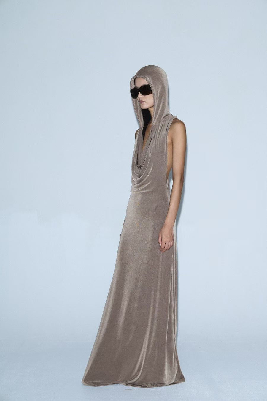 INCHEON DRESS IN TAUPE