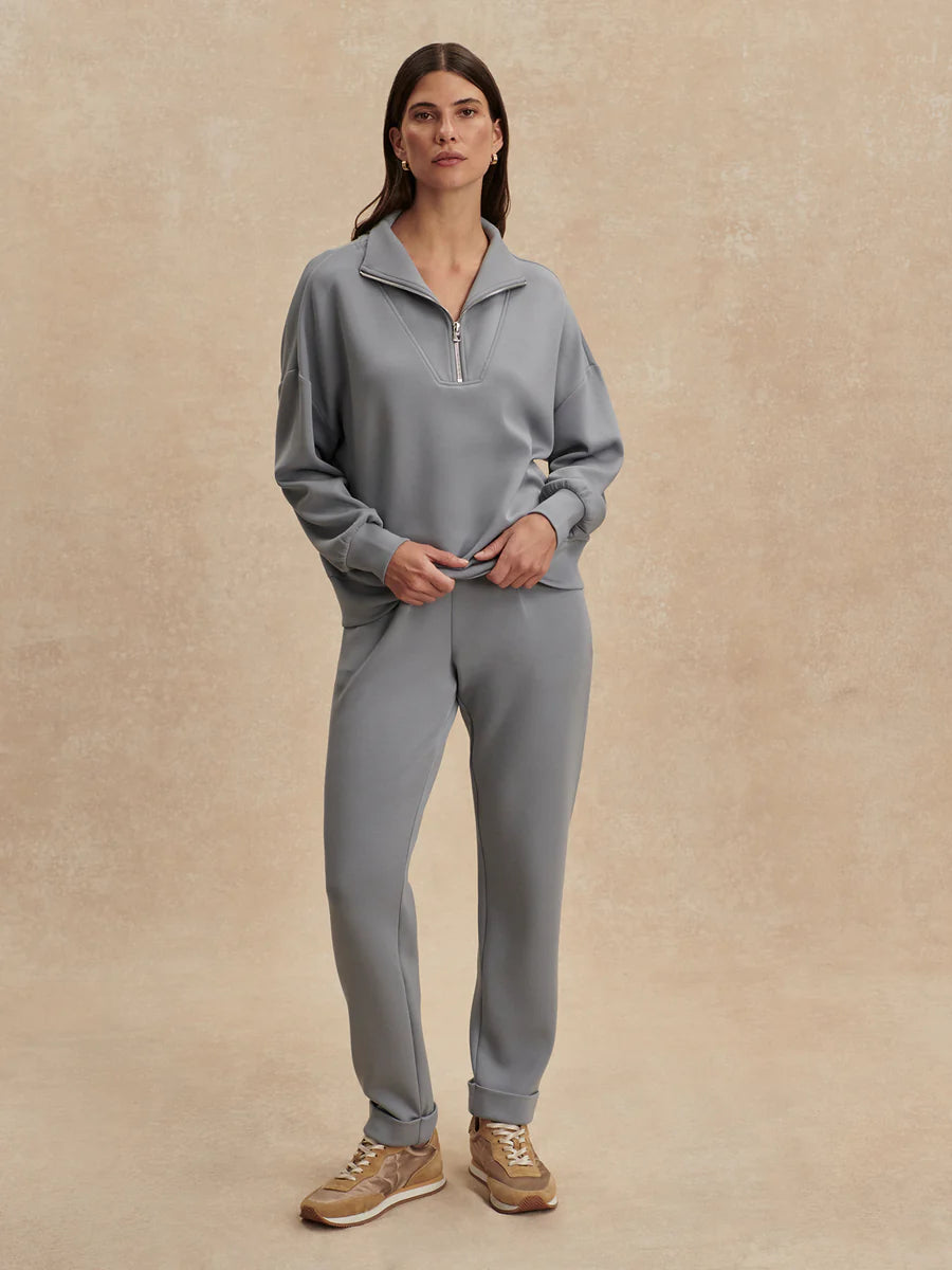 THE ROLLED CUFF PANT 25 IN WIND BLUE
