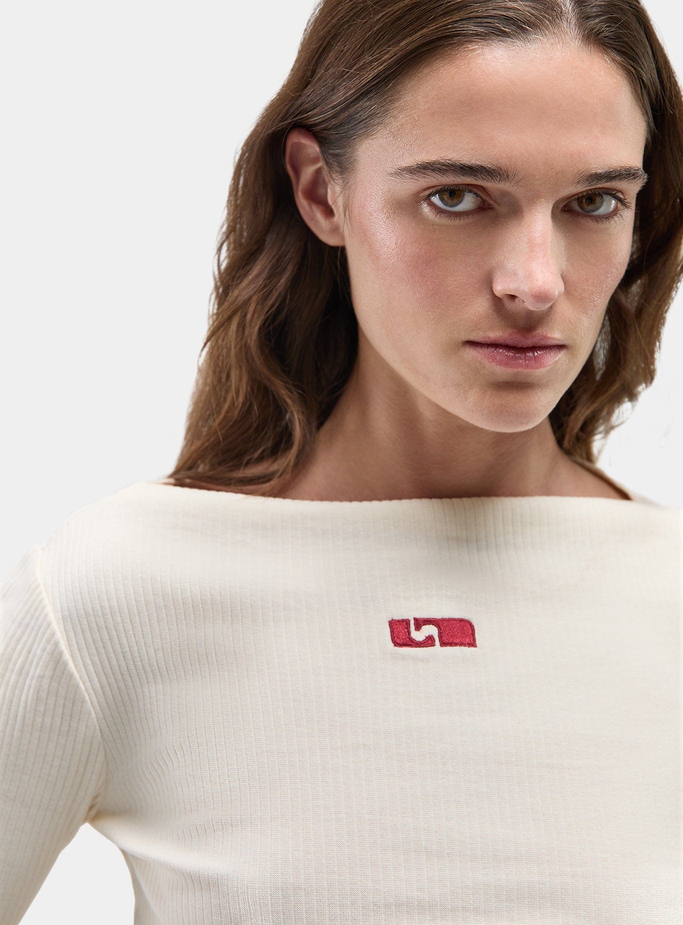 EMORY ECRU LONG SLEEVE T-SHIRT