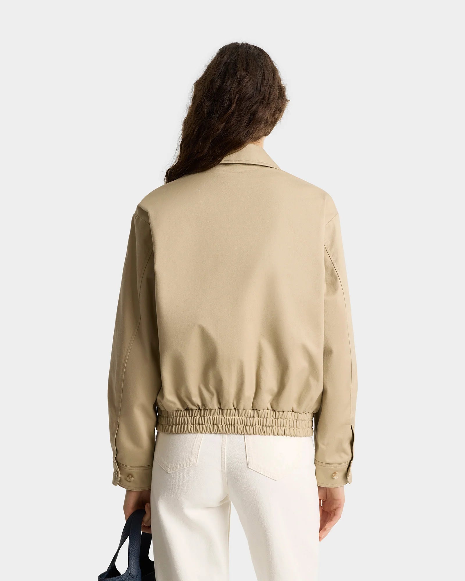 H&W CREST PREP JACKET IN TAN