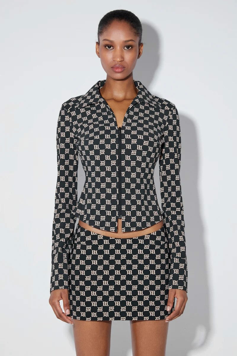 MONOGRAM 90S SHIRT BLACK