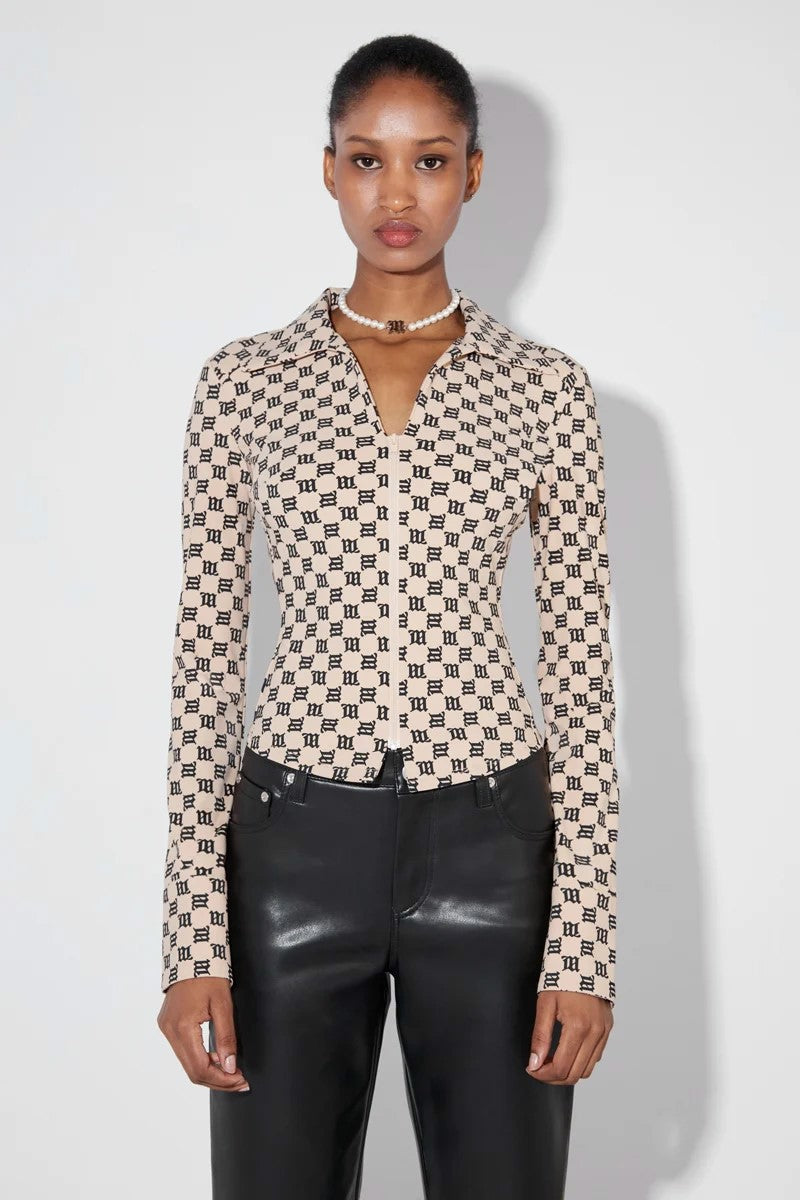 MONOGRAM 90S SHIRT BEIGE