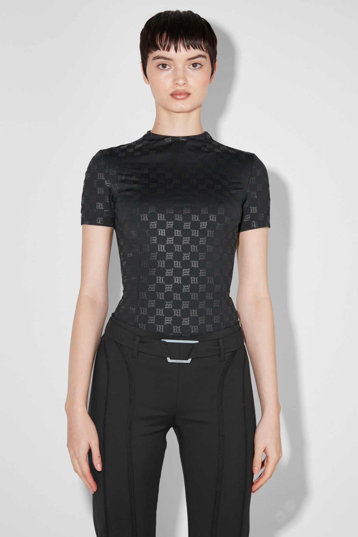 MONOGRAM T-SHIRT BLACK