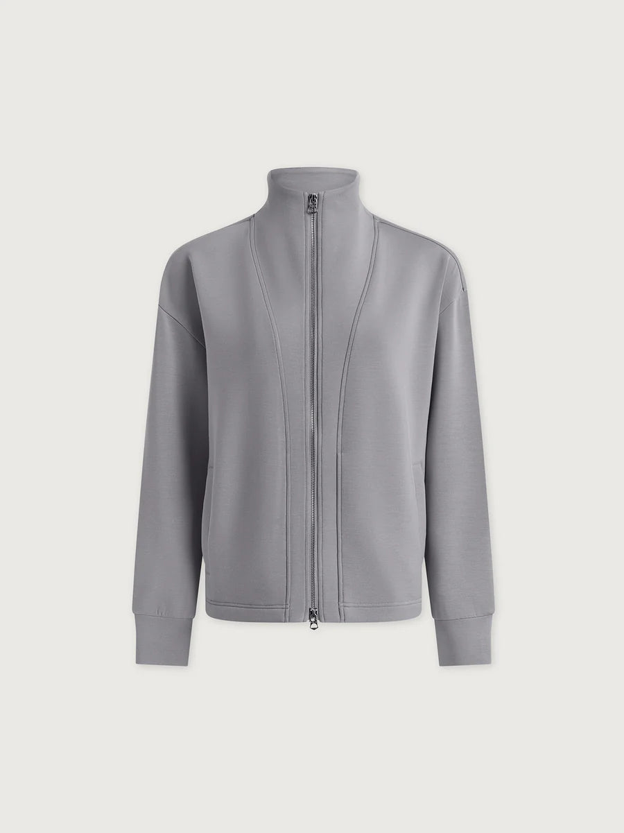 ARLENE ZIP THROUGH SWEAT IN WIND BLUE