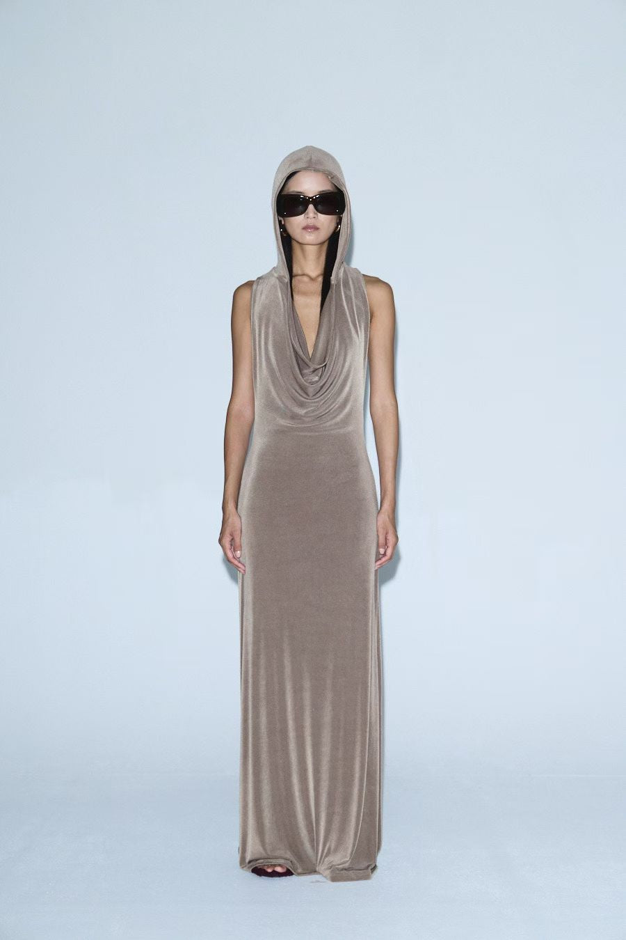 INCHEON DRESS IN TAUPE